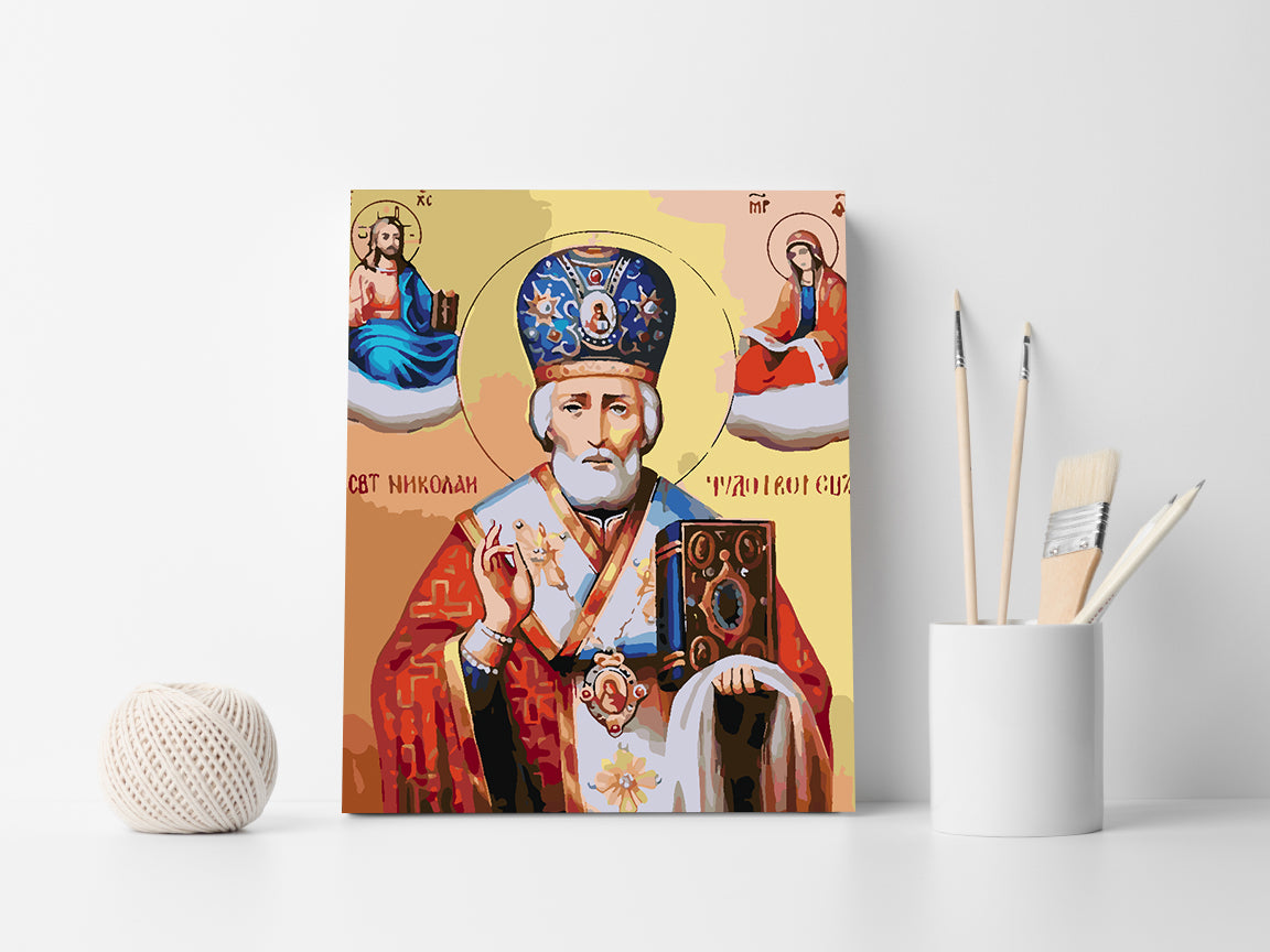 Peinture par numéros - Saint Nicolas 4181