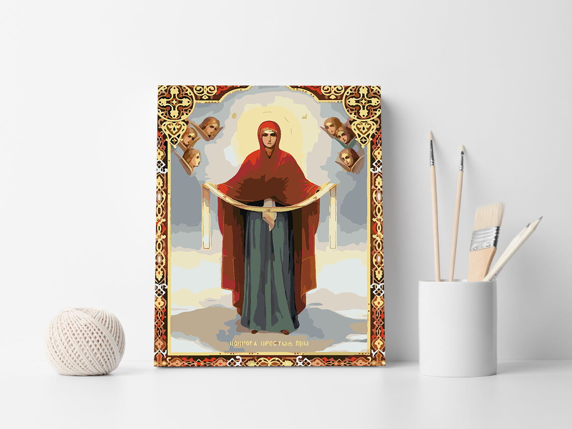 Malen nach Zahlen - Jungfrau Maria 4183