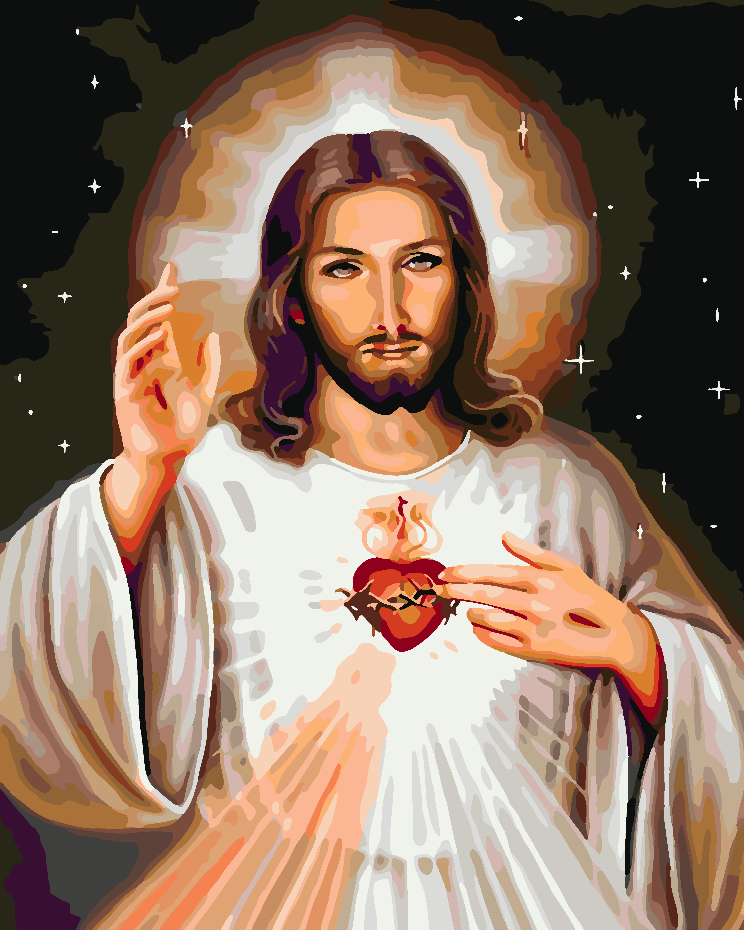 Peinture par numéros - Jésus Christ 4185