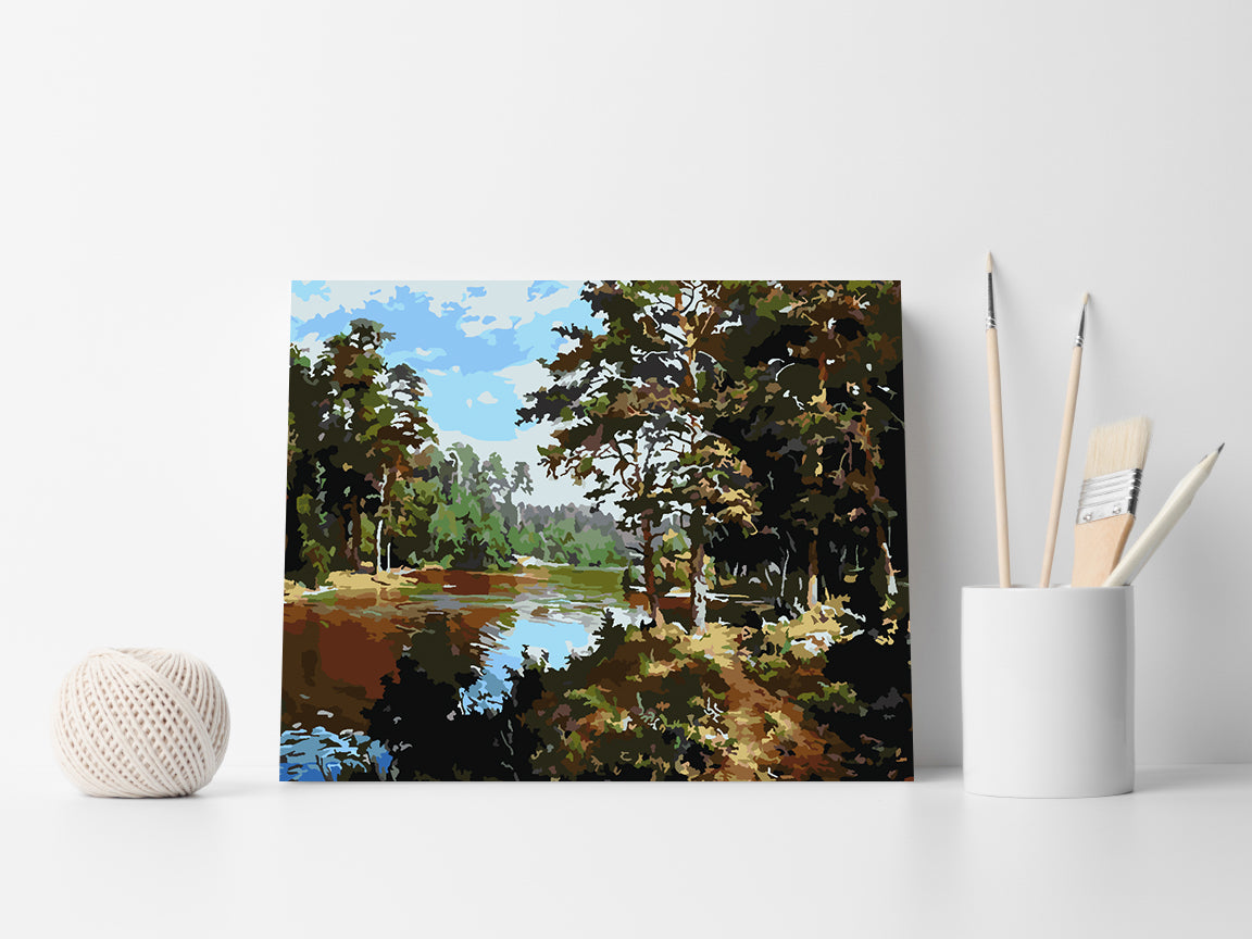 Peinture par numéros - Paysage forestier 4199