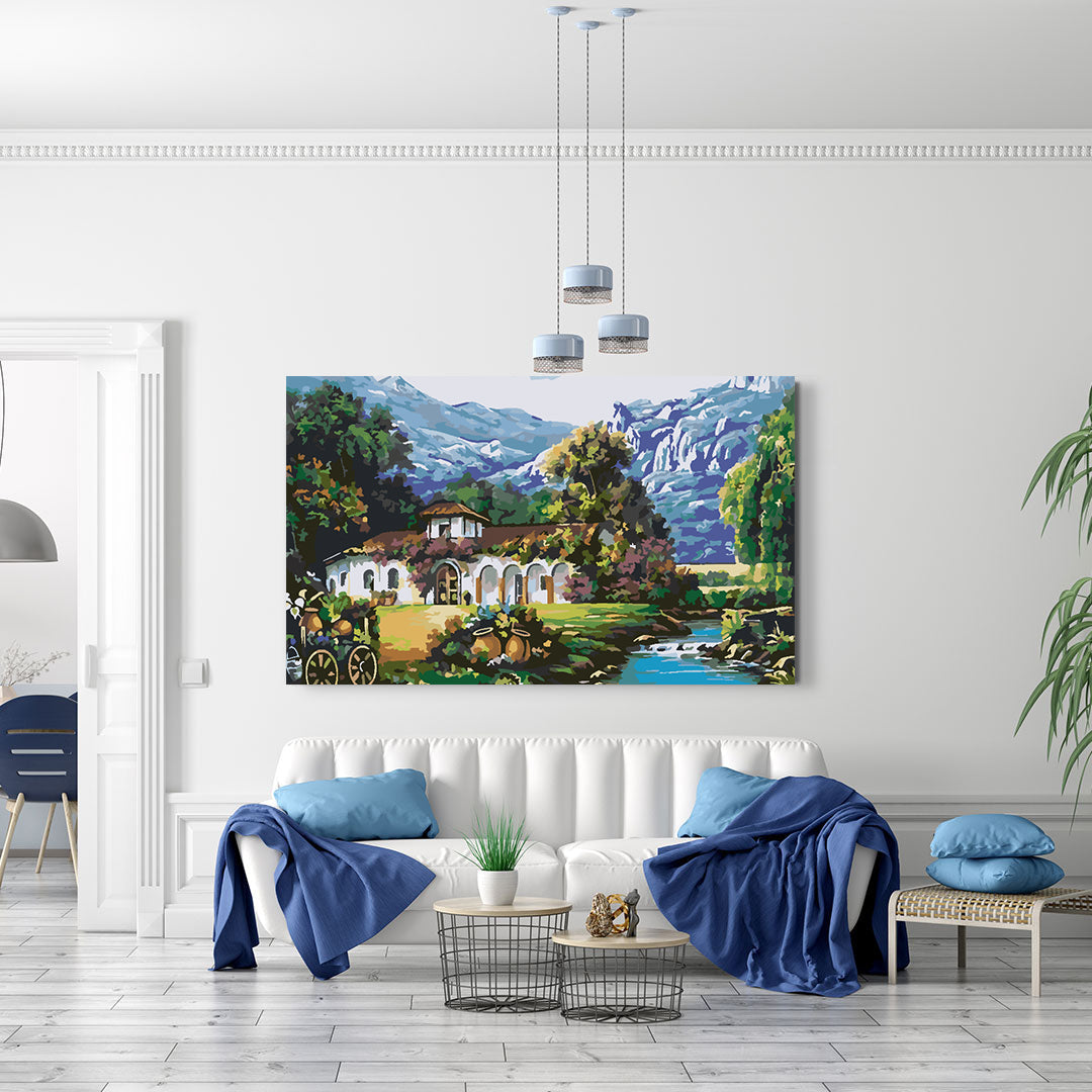 Peinture par numéros - Paysage de montagne 4207