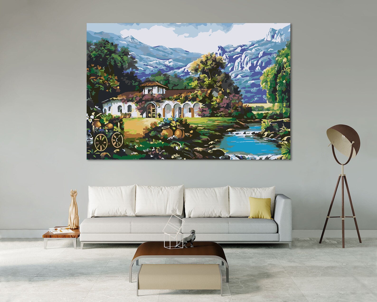 Peinture par numéros - Paysage de montagne 4207