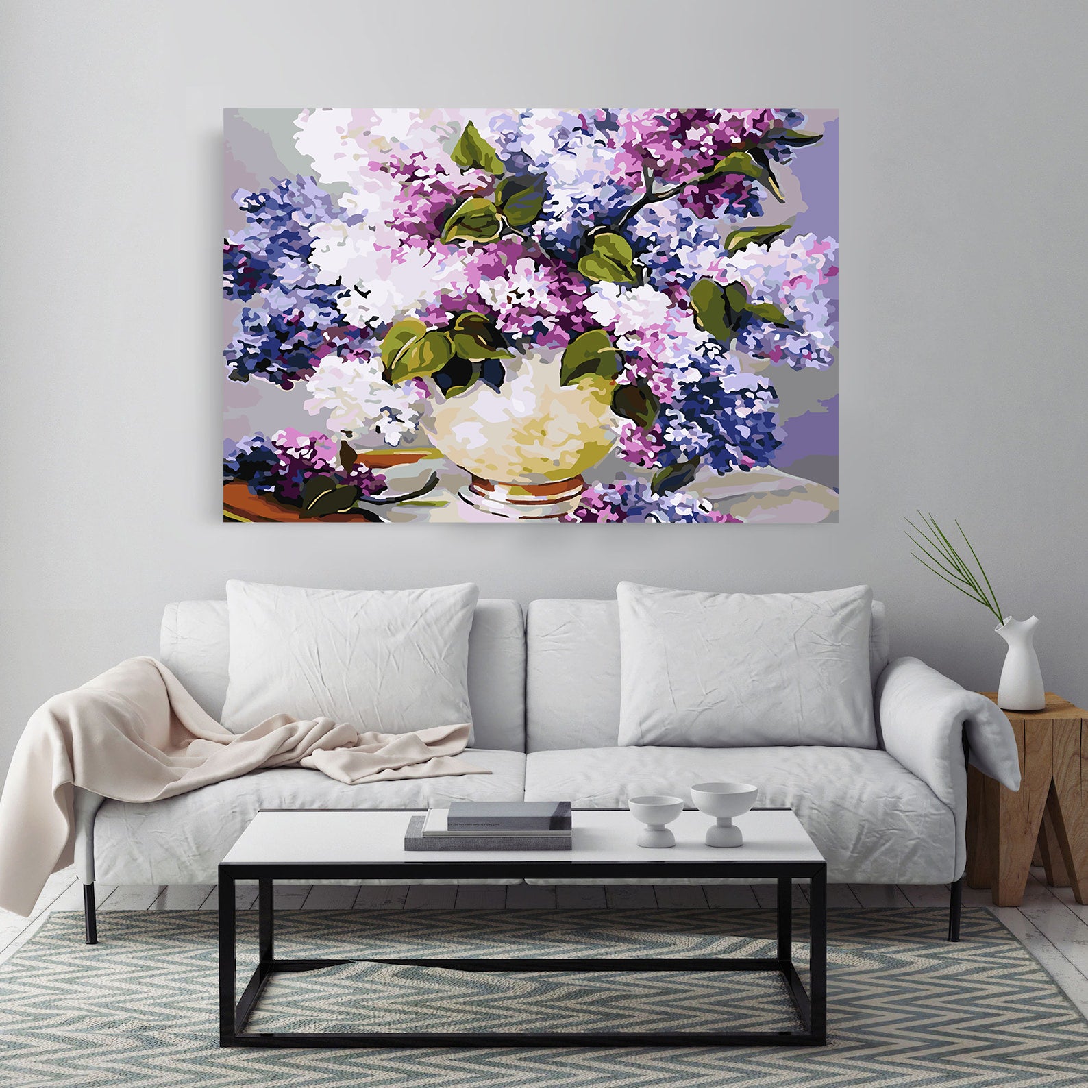 Peinture par numéros - Fleurs dans un vase 4215