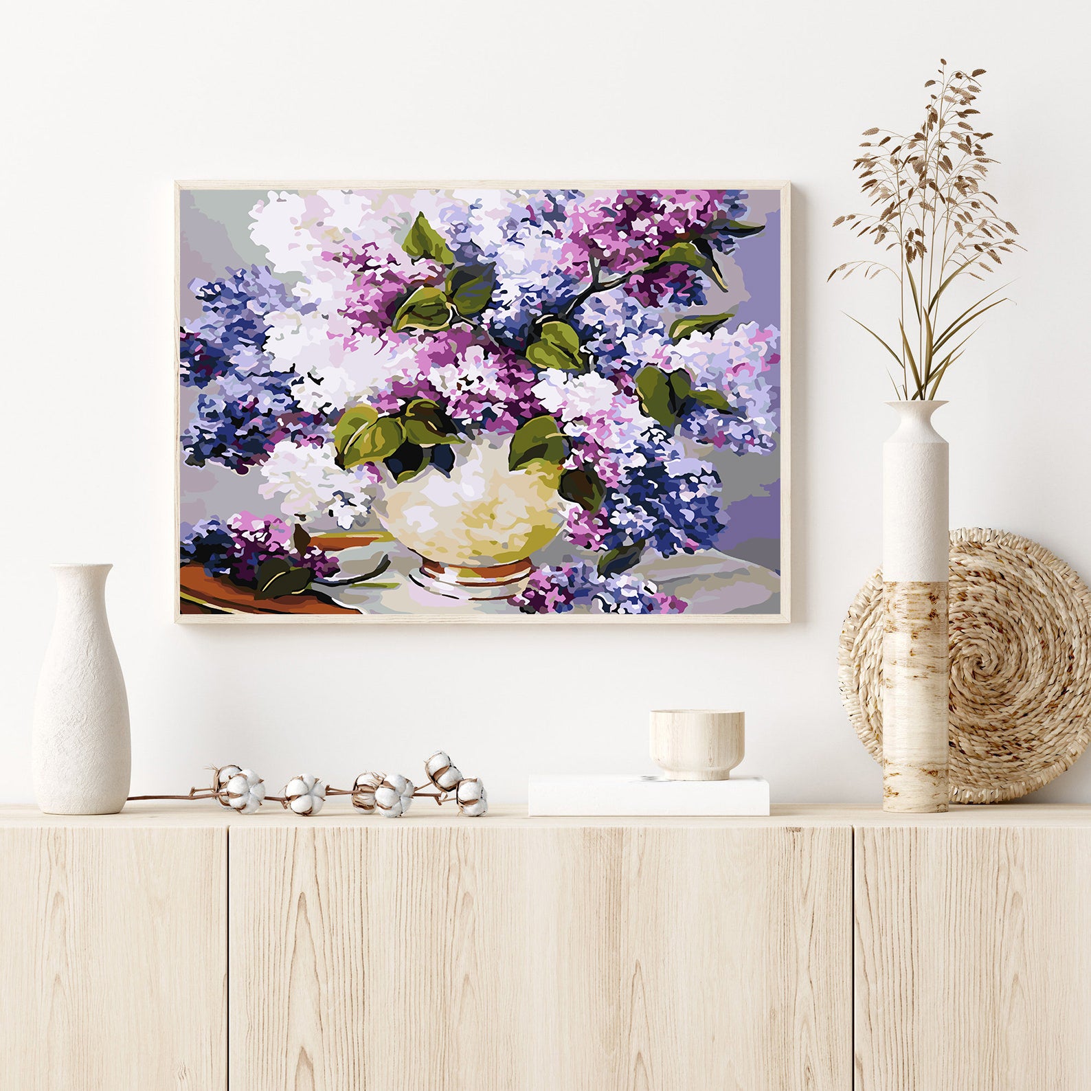 Peinture par numéros - Fleurs dans un vase 4215