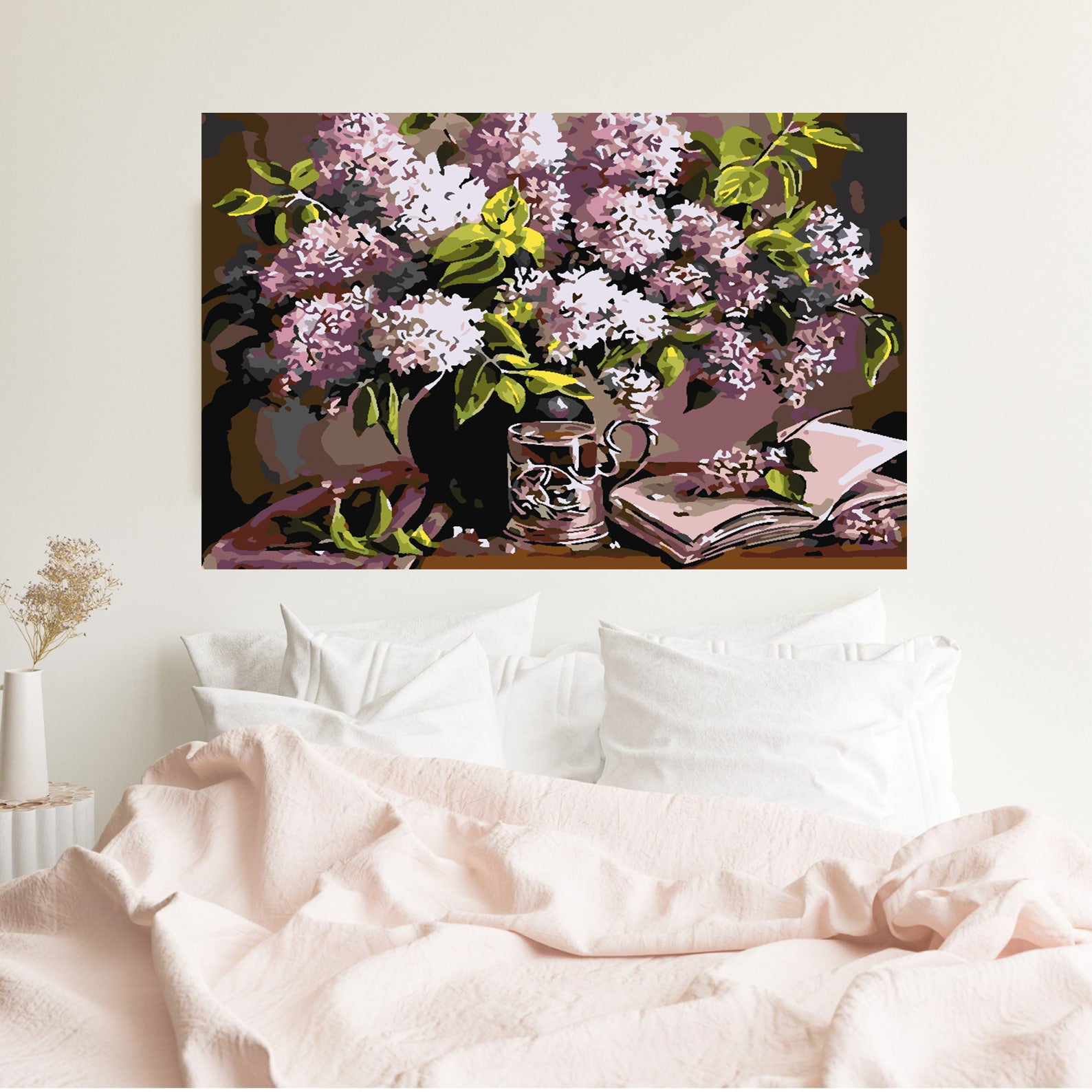 Peinture par numéros - Fleurs dans un vase 4217