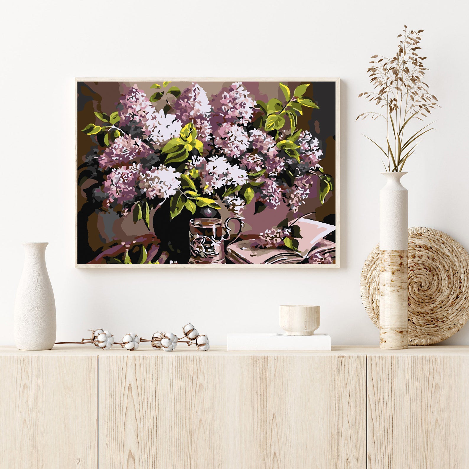 Peinture par numéros - Fleurs dans un vase 4217