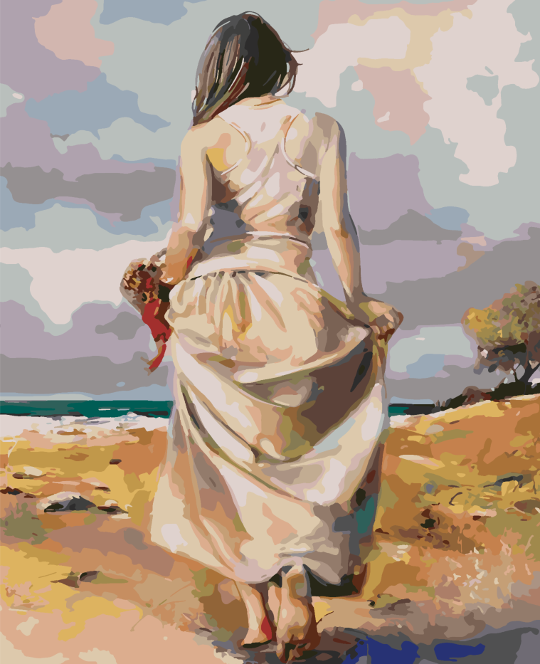 Malen nach Zahlen - Meereslandschaft 4232