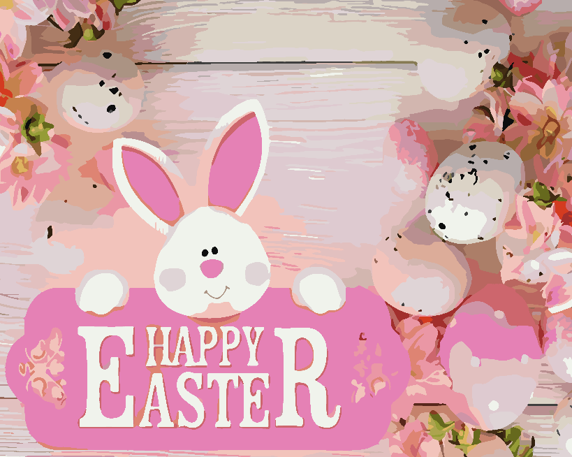 Peinture par numéros - Joyeuses Pâques 4247