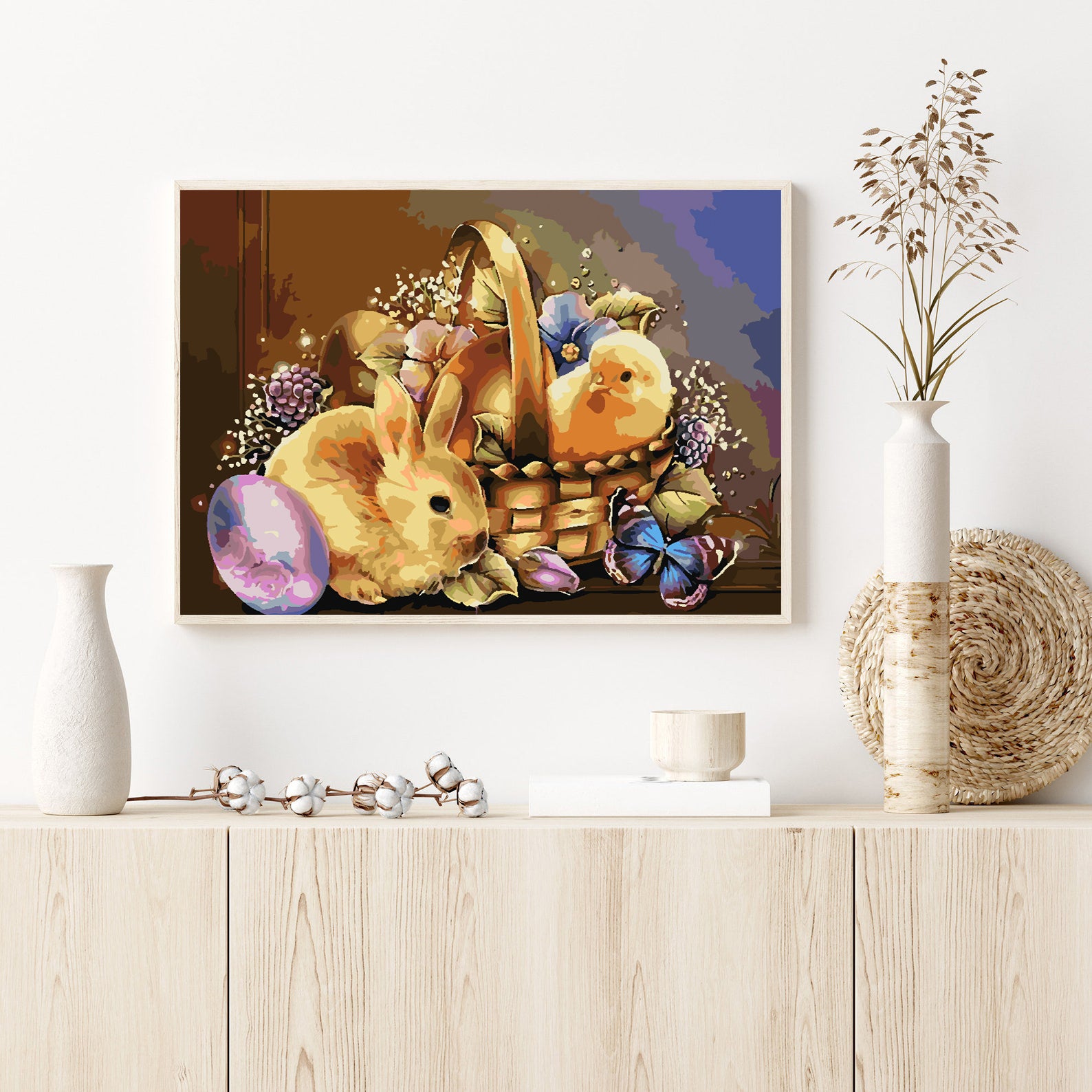 Peinture par numéros - Panier de Pâques 4248
