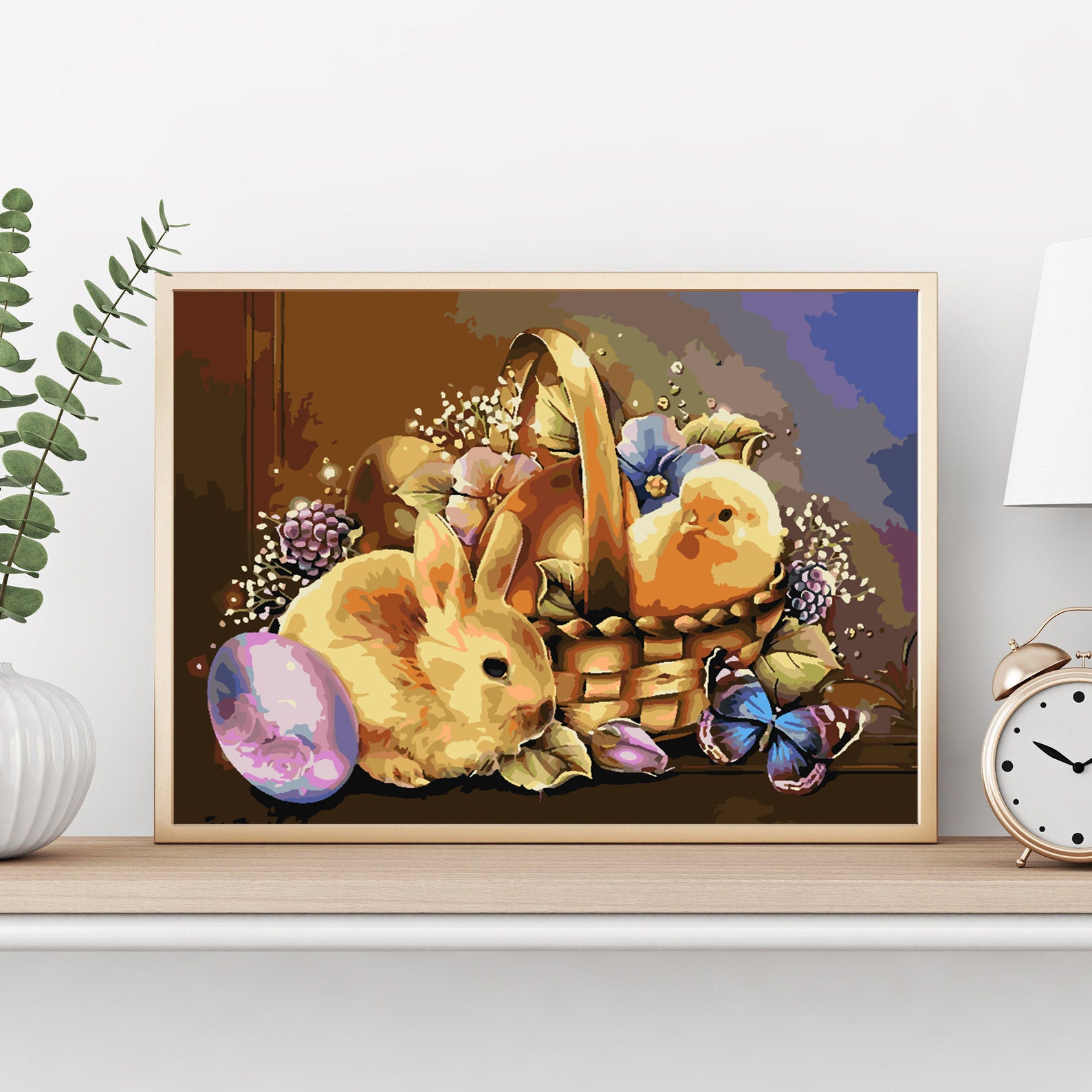 Peinture par numéros - Panier de Pâques 4248