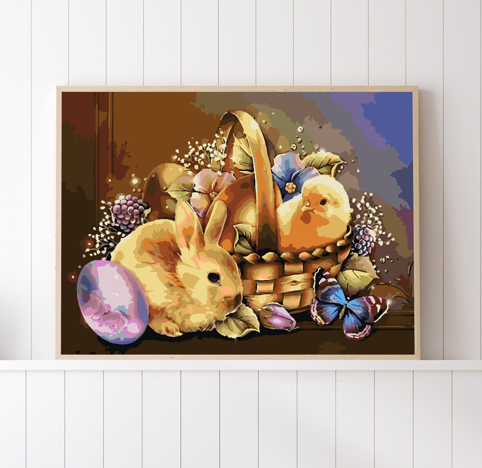 Peinture par numéros - Panier de Pâques 4248