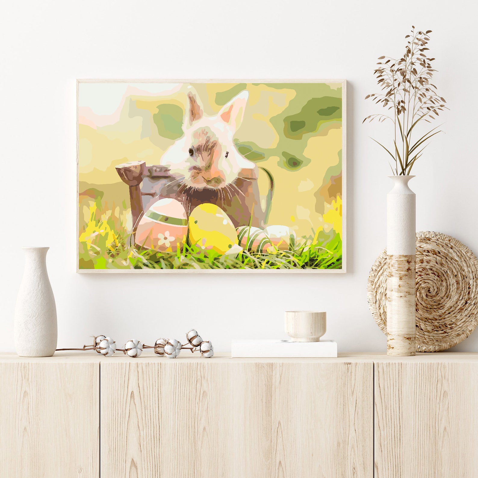 Peinture par numéros - Panier de Pâques 4255