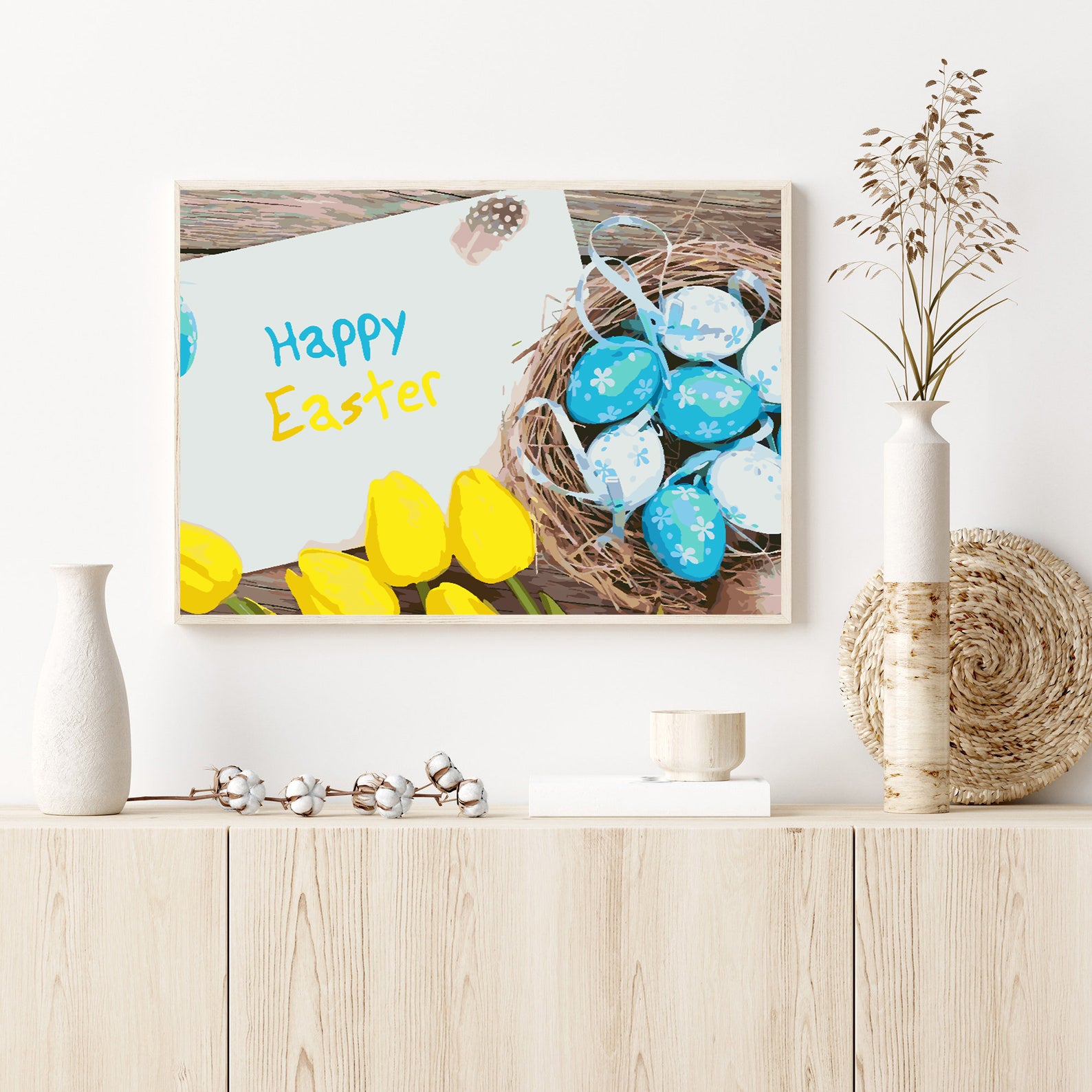 Peinture par numéros - Oeufs de Pâques 4304