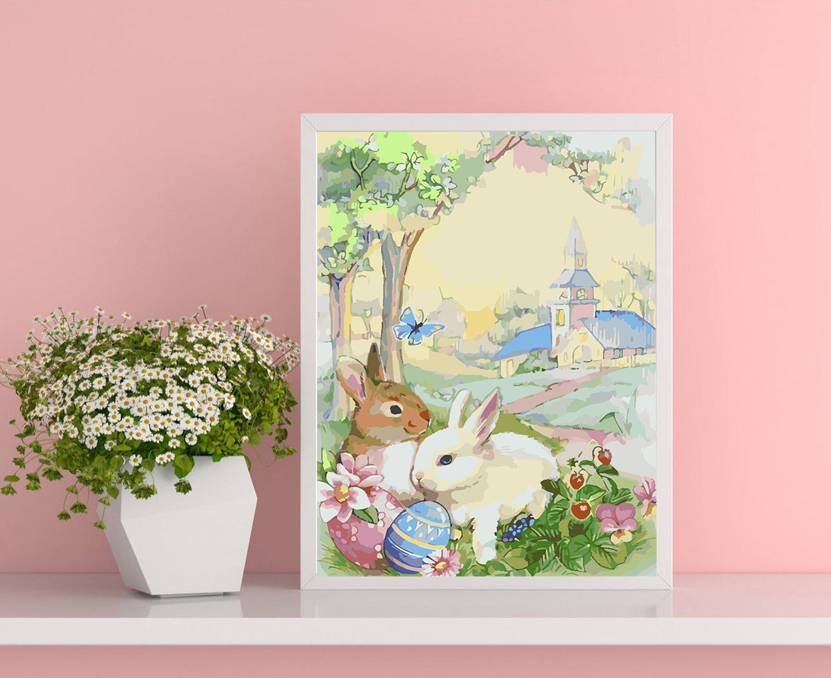 Malen nach Zahlen - Hase 4311