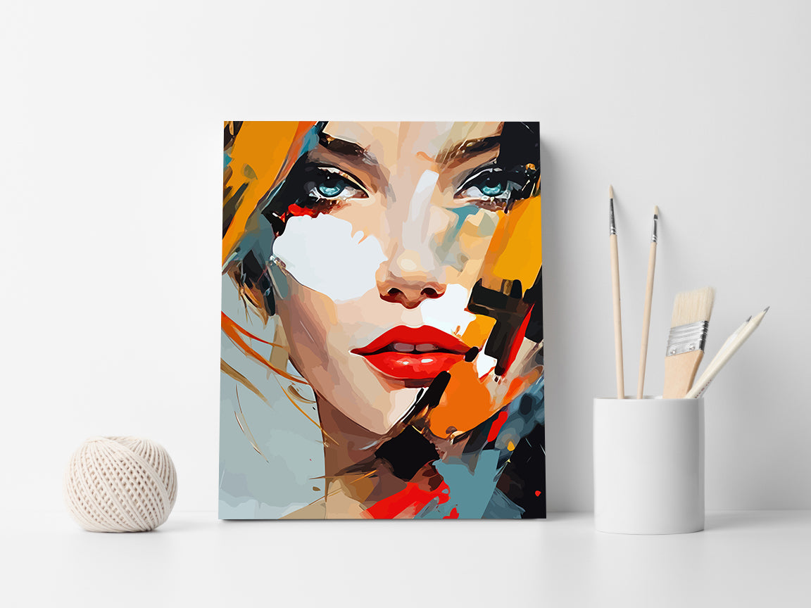 Peinture par numéros - Portrait de femme 4314