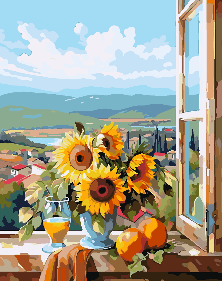 Peinture par numéros - Tournesol 4327