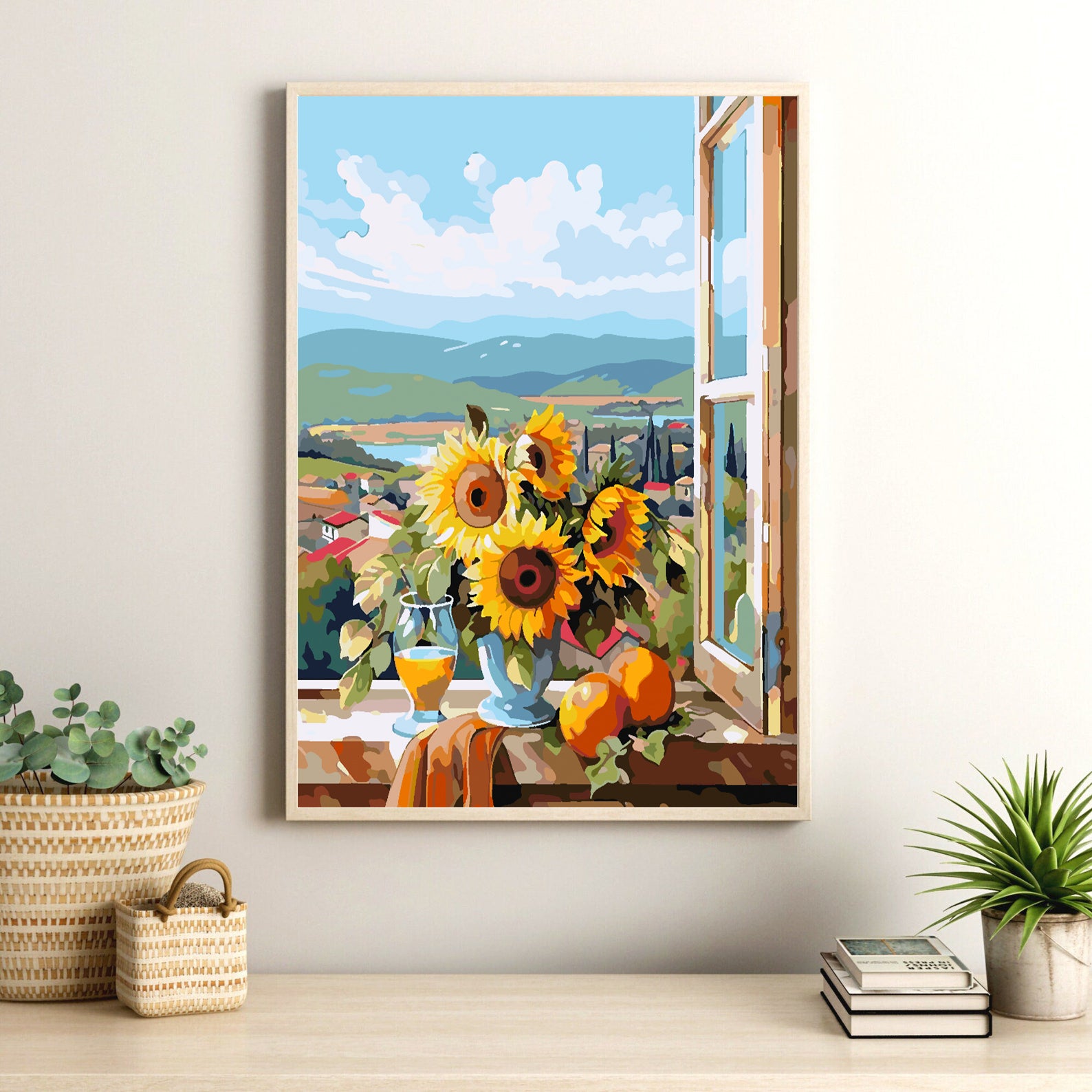 Pictura pe numere - Floarea Soarelui 4327