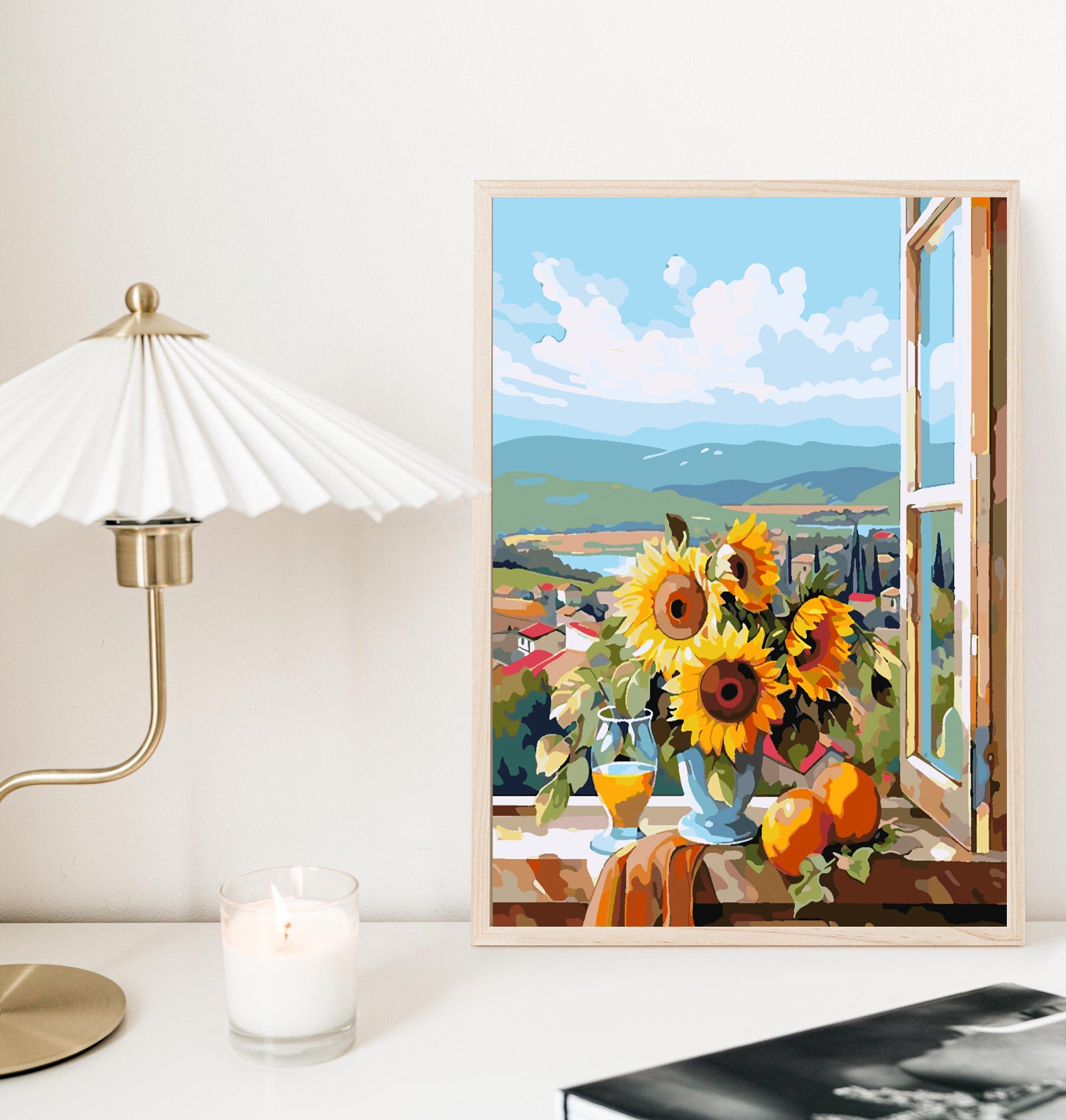 Pictura pe numere - Floarea Soarelui 4327