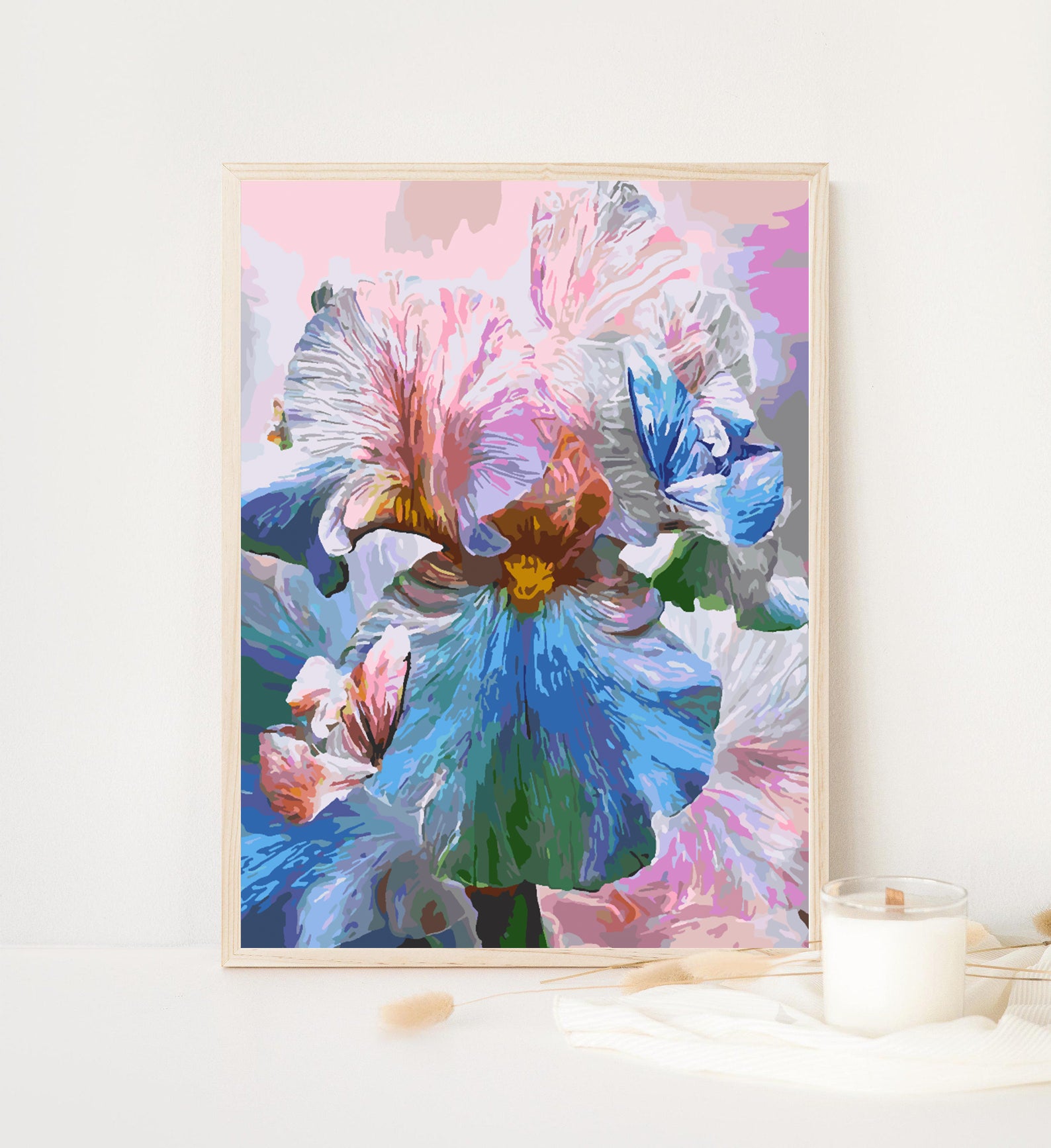 Pictura pe numere - Flori și Fluturași 4335