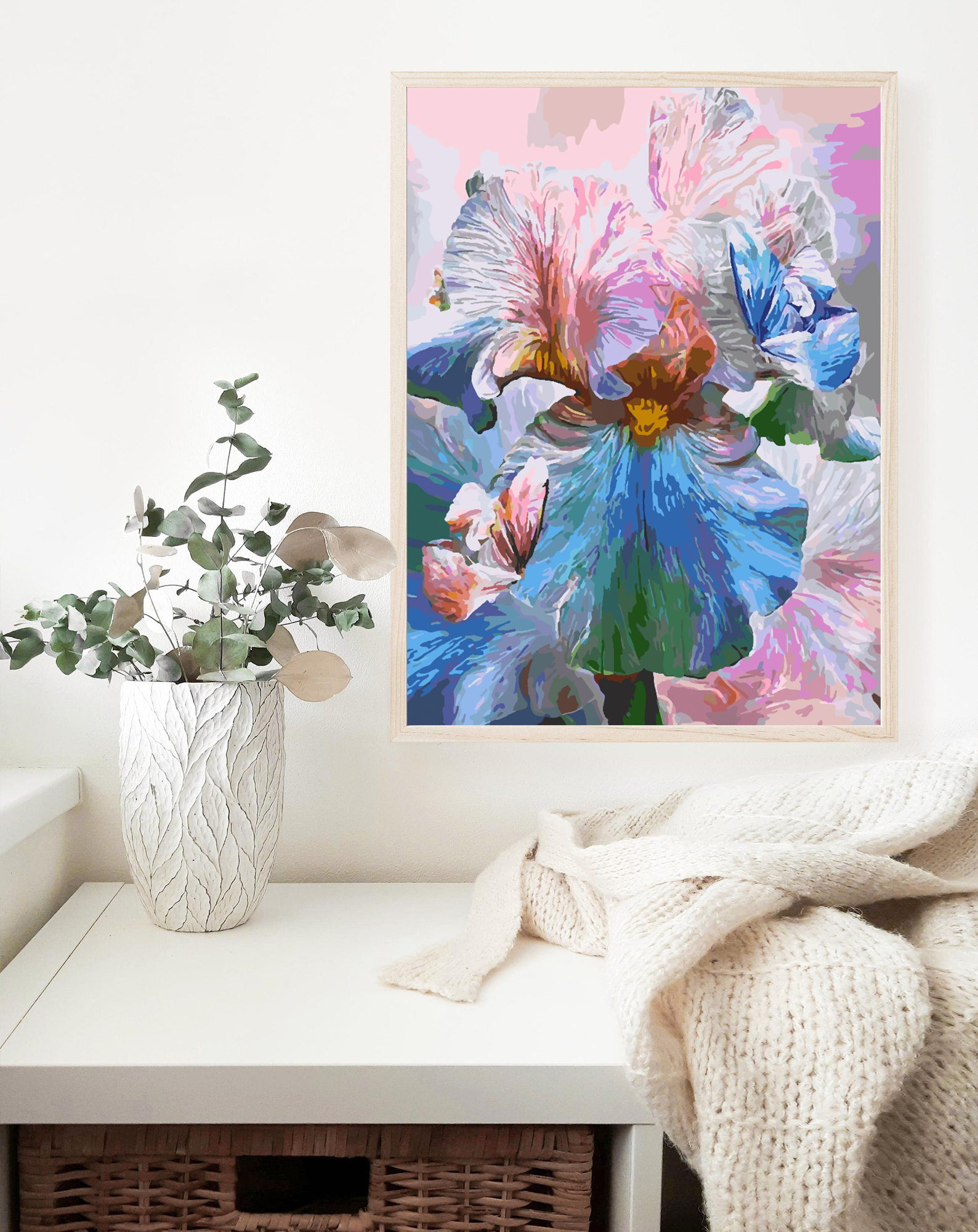 Pictura pe numere - Flori și Fluturași 4335