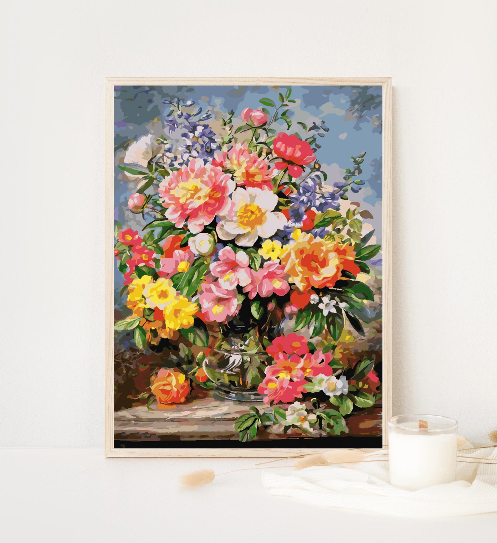 Pictura pe numere - Flori în Vază 4346