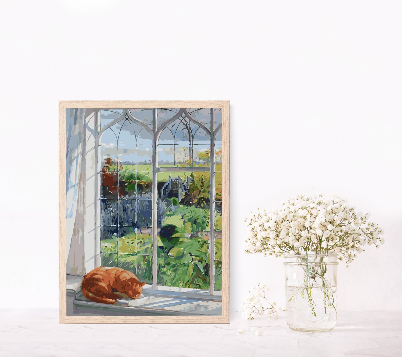 Peinture par numéros - Chat endormi 4369