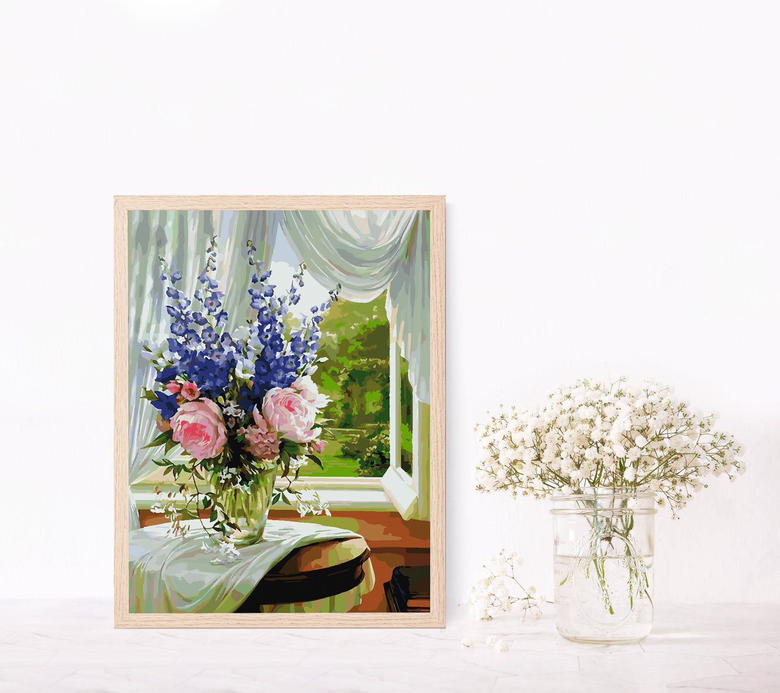 Peinture par numéros - Fleurs dans un vase 4372