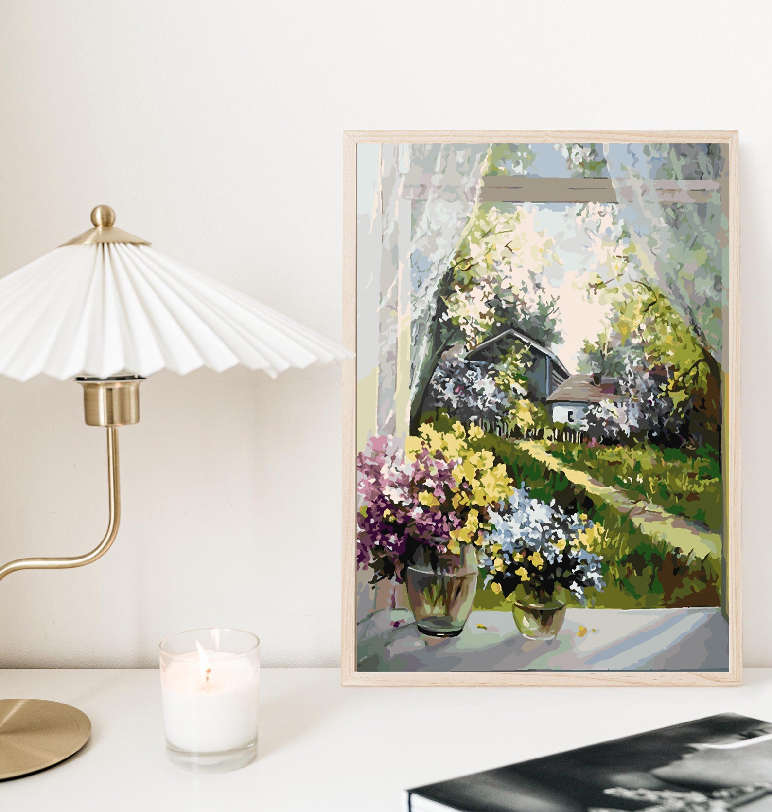 Malen nach Zahlen - Blumen in einer Vase 4374