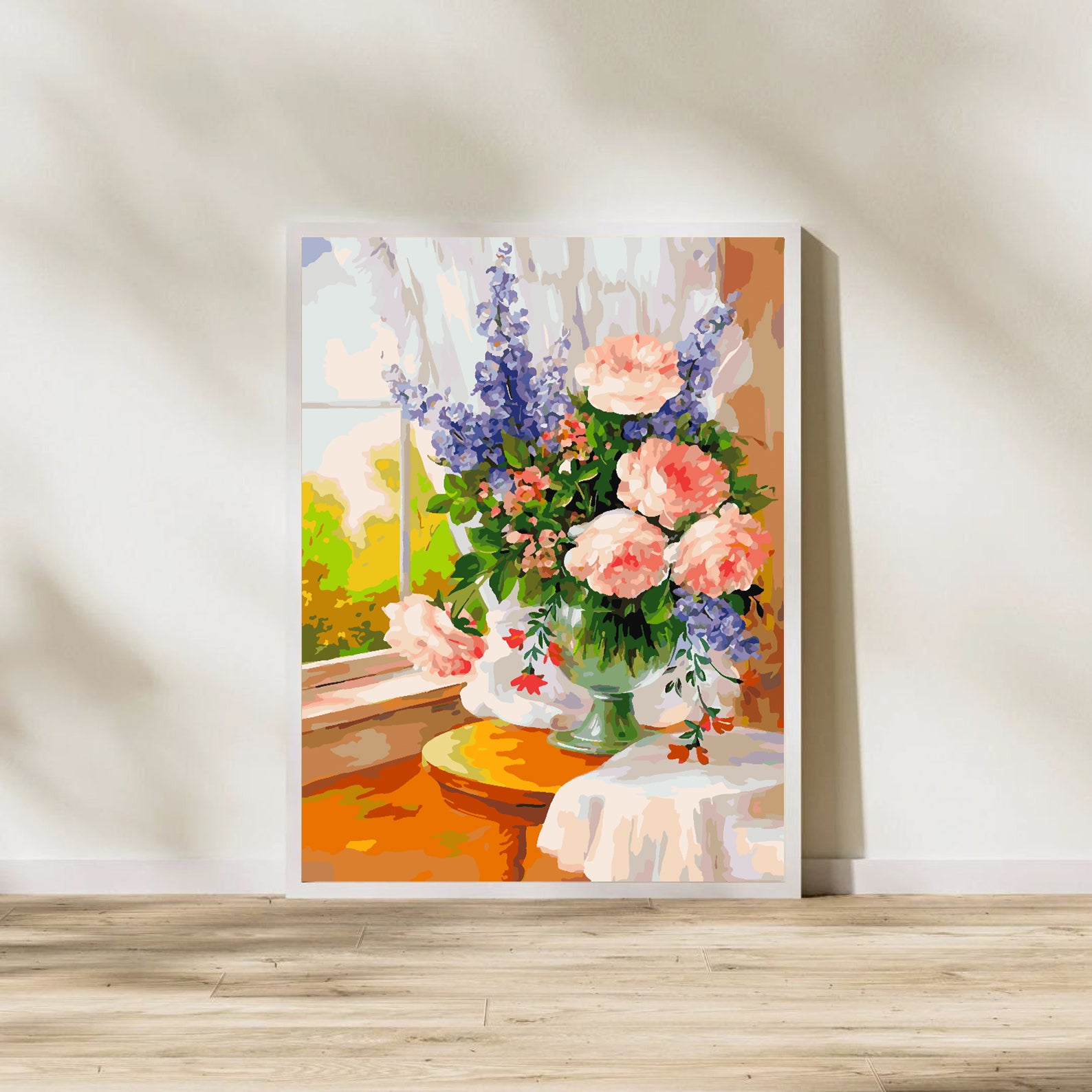 Peinture par numéros - Fleurs dans un vase 4376