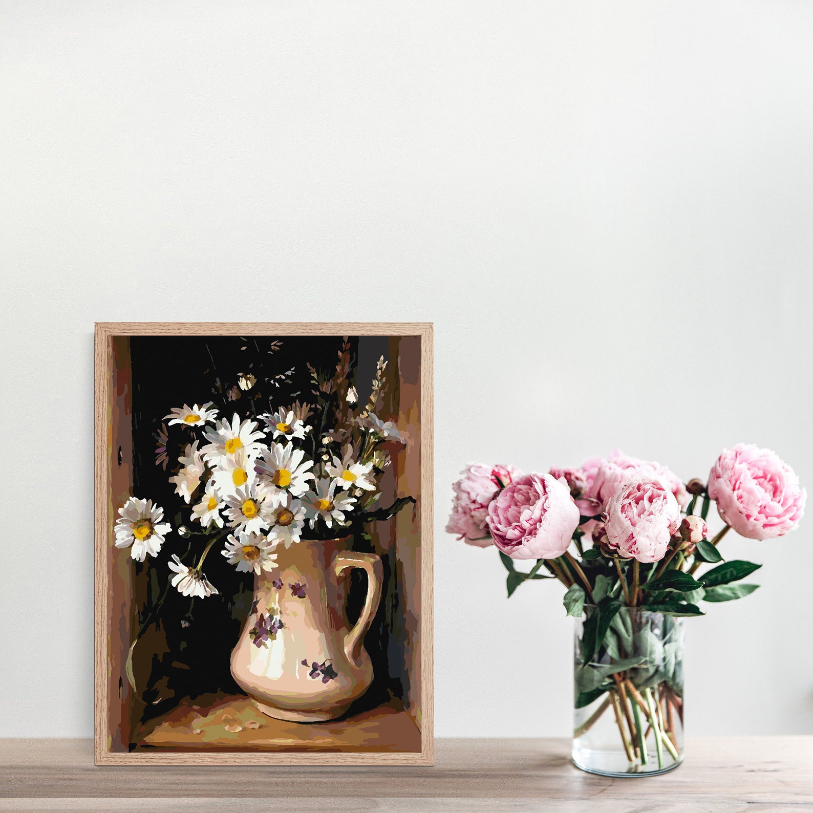 Peinture par numéros - Fleurs dans un vase 4385