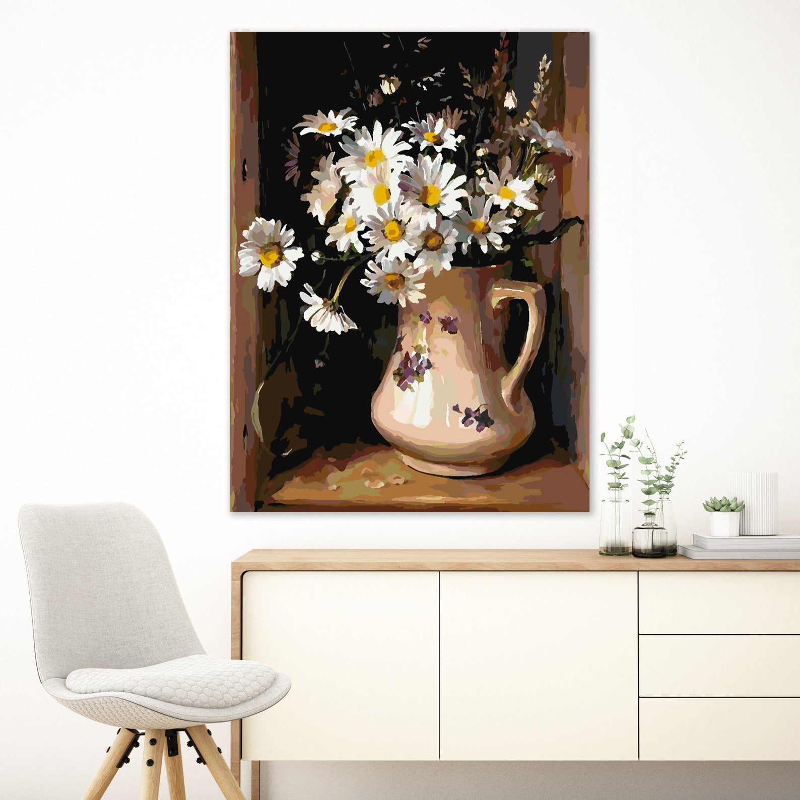 Peinture par numéros - Fleurs dans un vase 4385