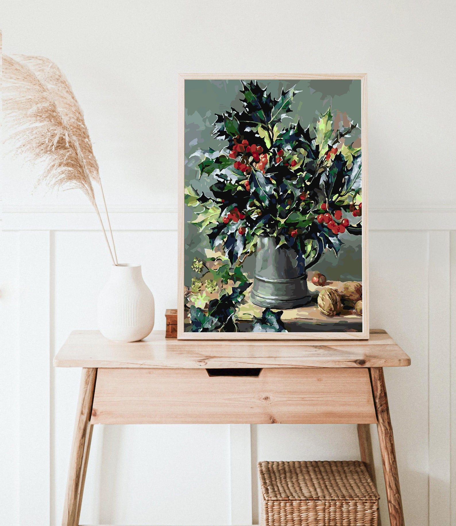 Peinture par numéros - Fleurs dans un vase 4387