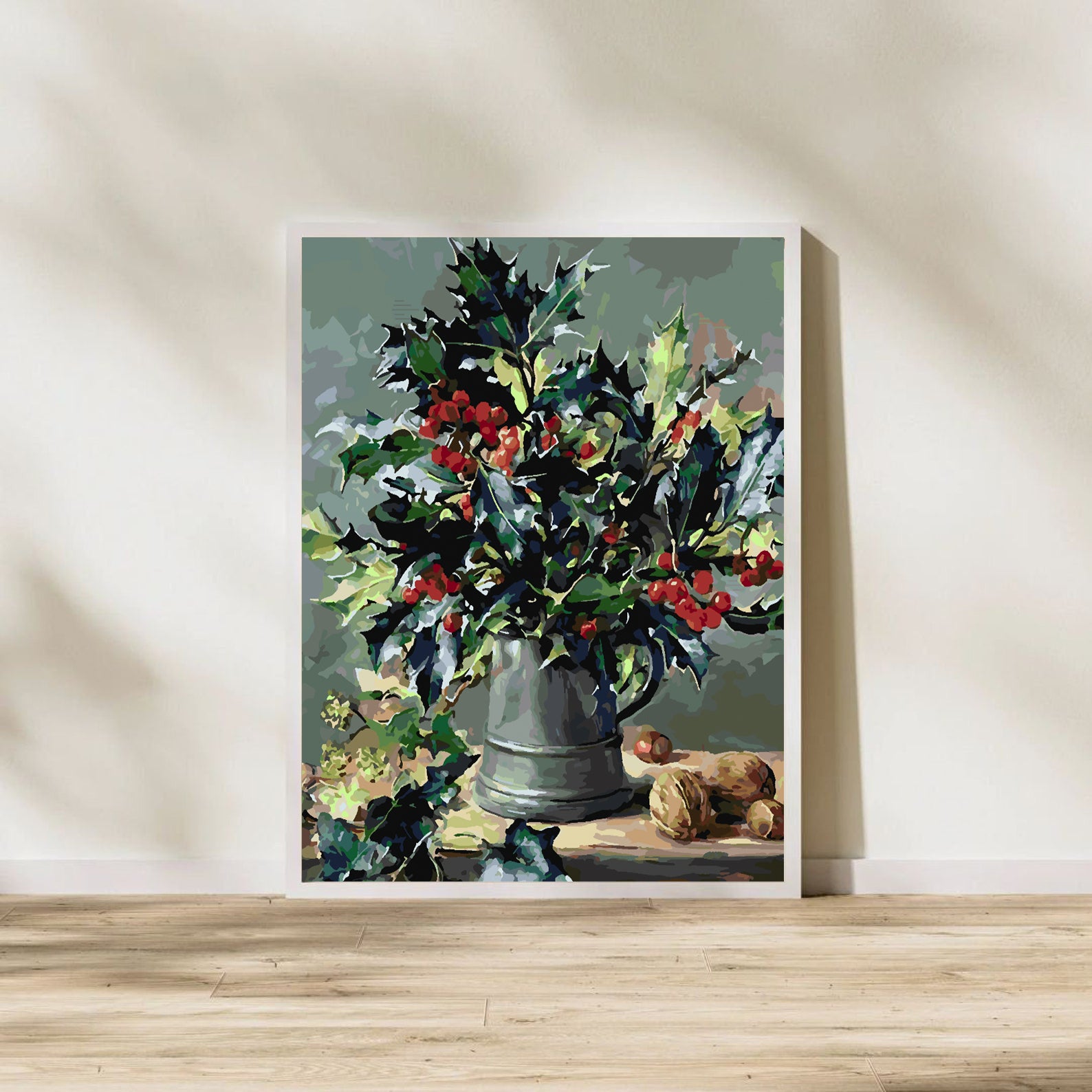 Peinture par numéros - Fleurs dans un vase 4387