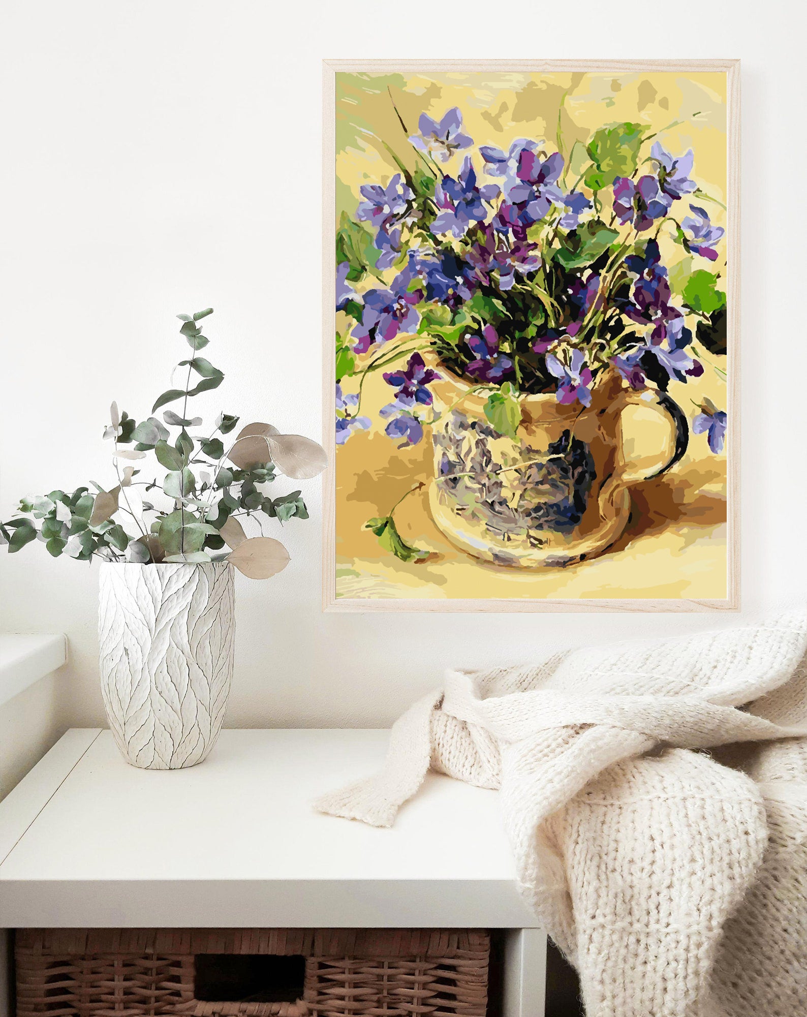 Pictura pe numere - Flori în Vază 4393