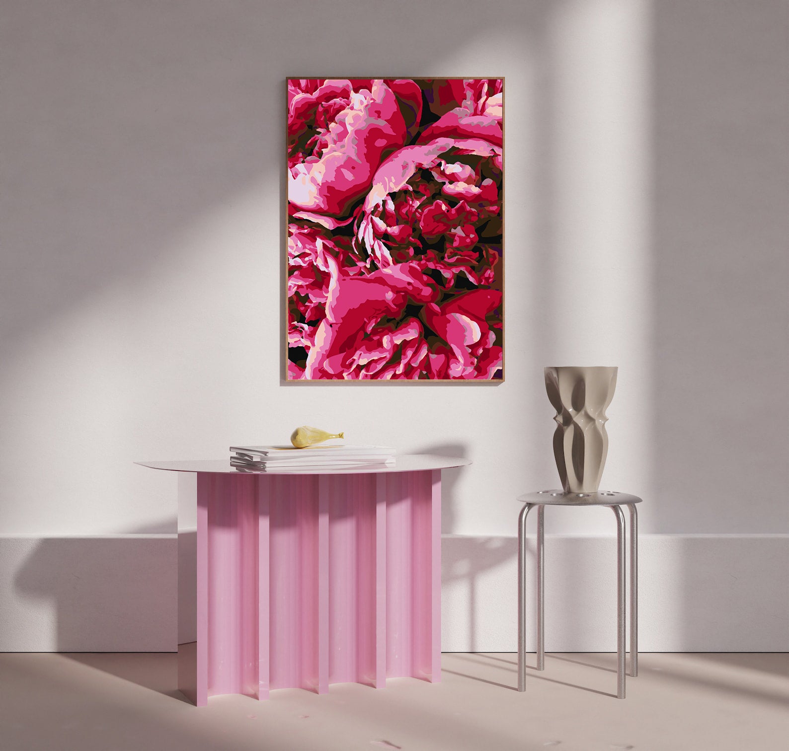 Peinture par numéros - Pivoines roses 4405