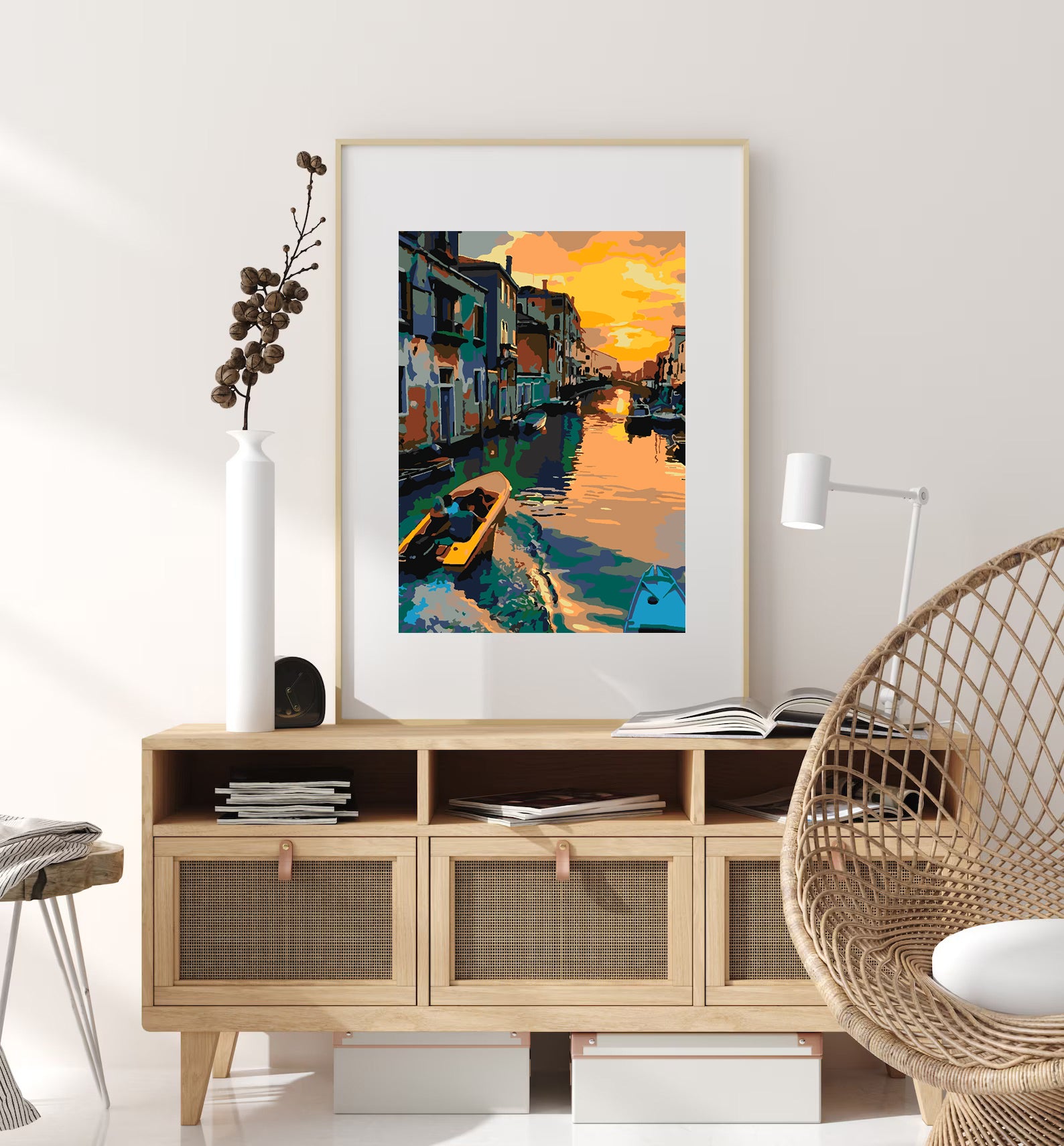 Peinture par numéros - Ville sur l'eau 4421