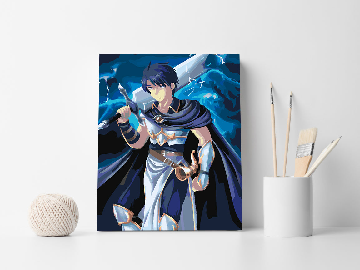 Peinture par numéros - Anime Warrior 4426