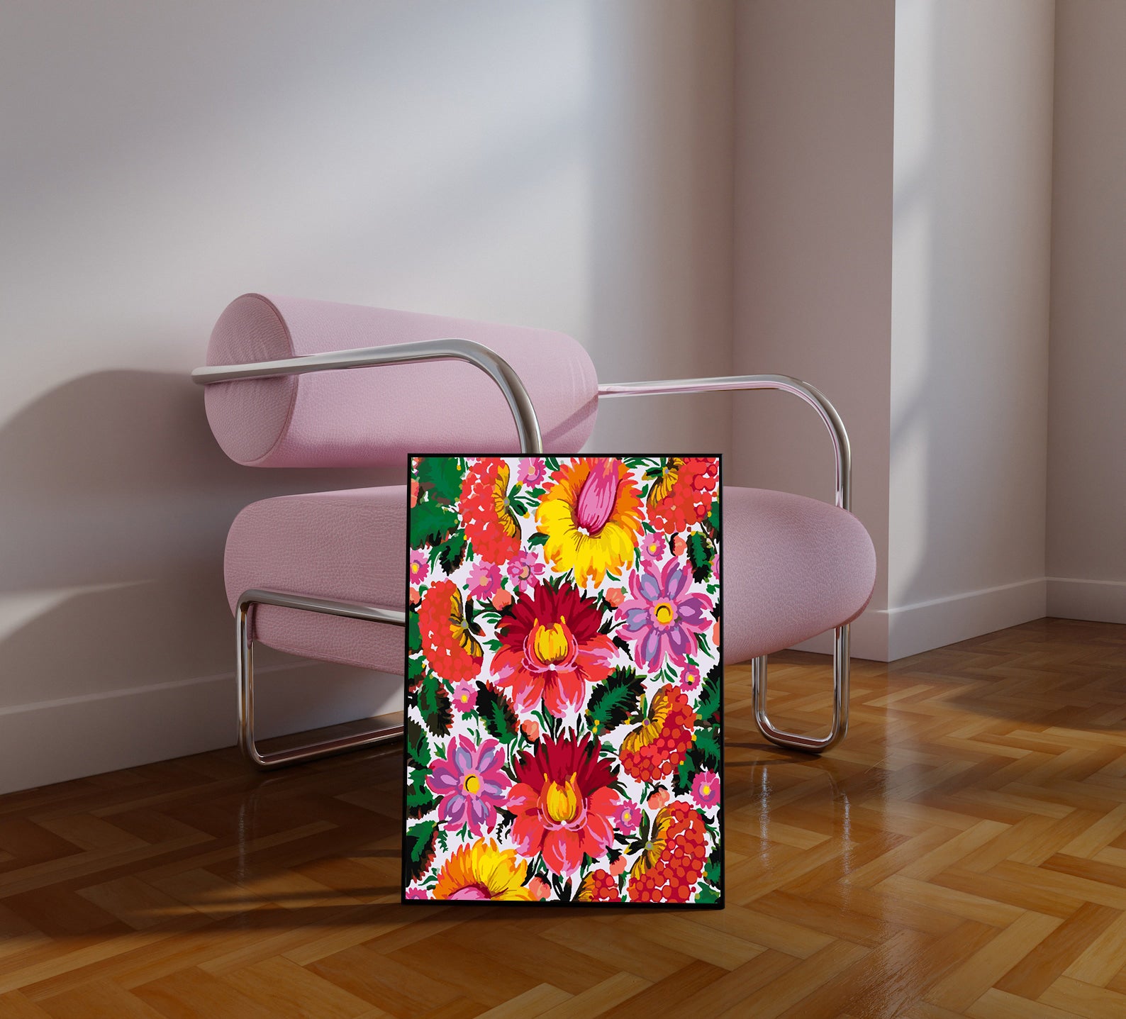 Peinture par numéros - Fleurs multicolores 4438