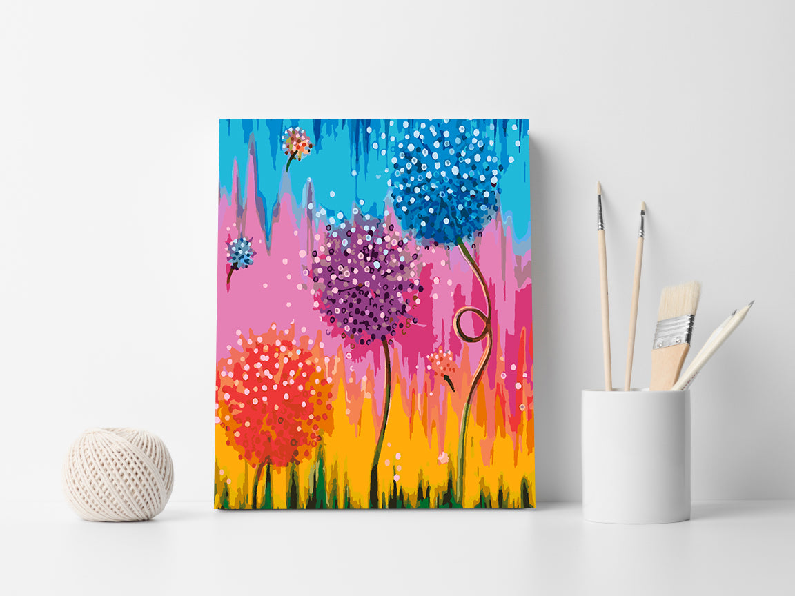 Peinture par numéros - Fleurs 4439