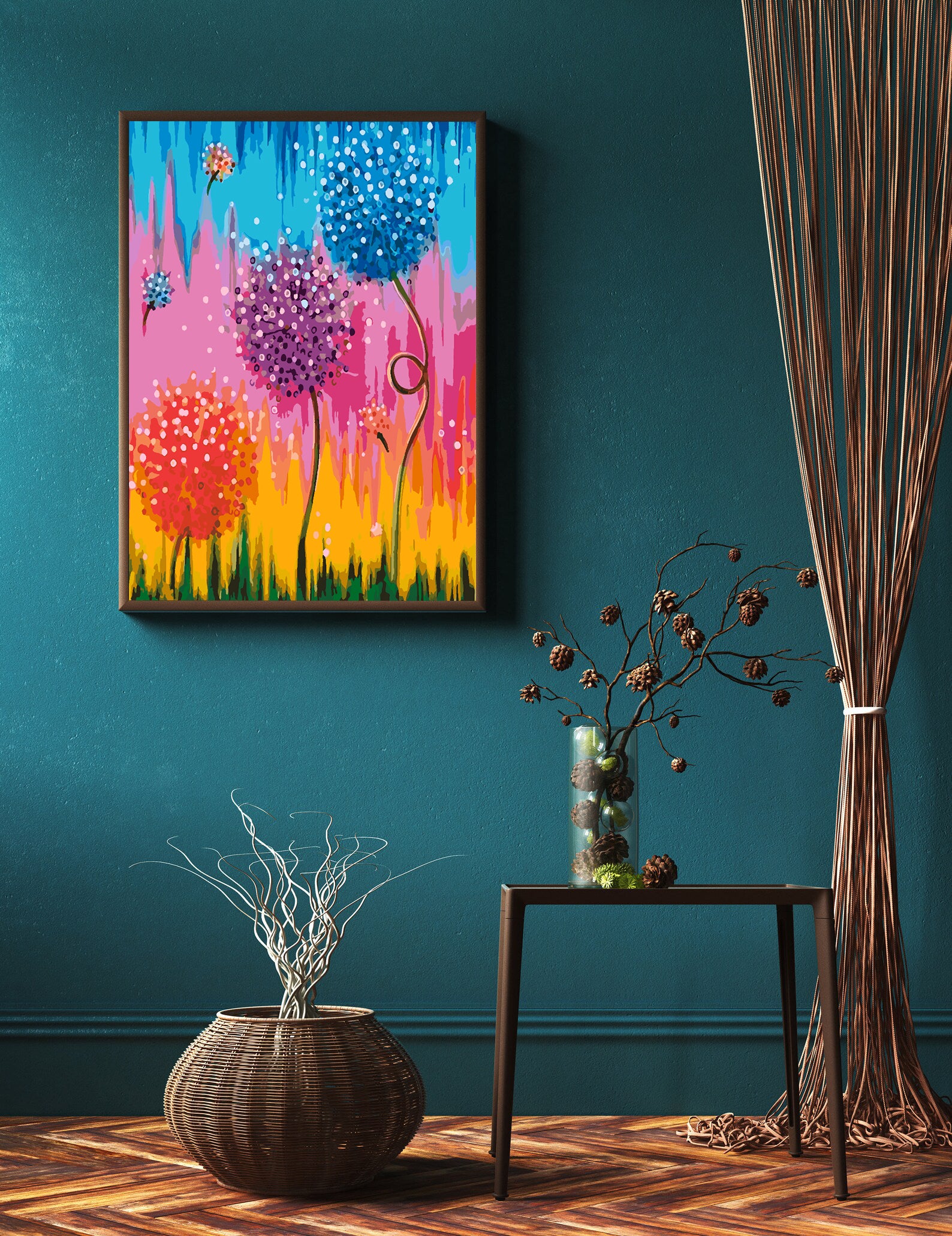 Peinture par numéros - Fleurs 4439