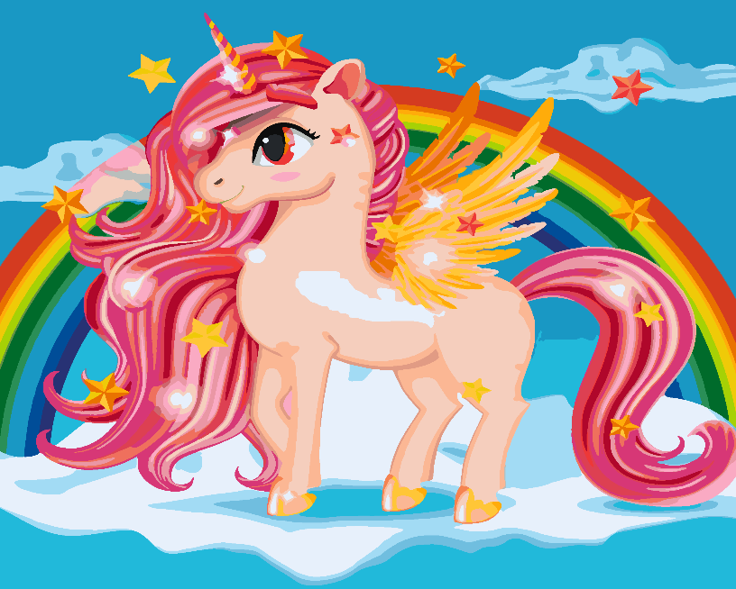 Peinture par numéros - Petit Ponny 4440