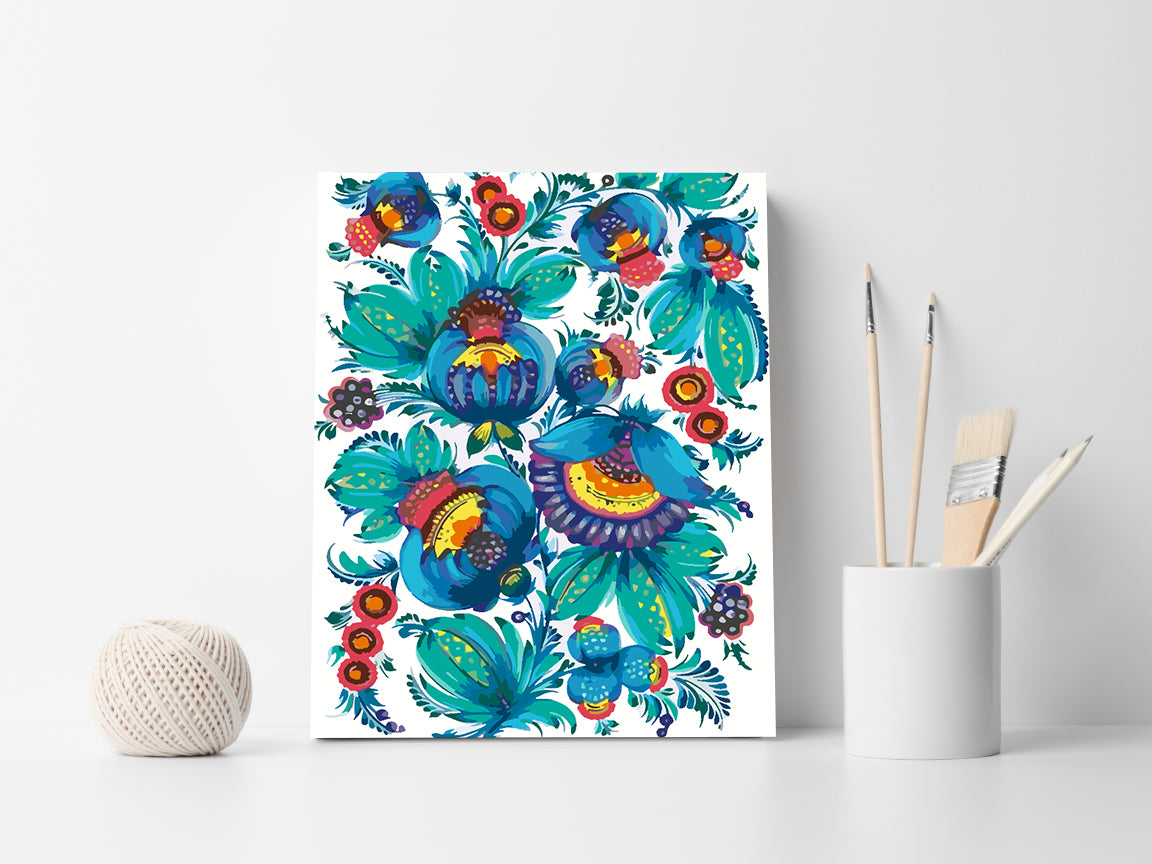 Peinture par numéros - Fleurs 4447