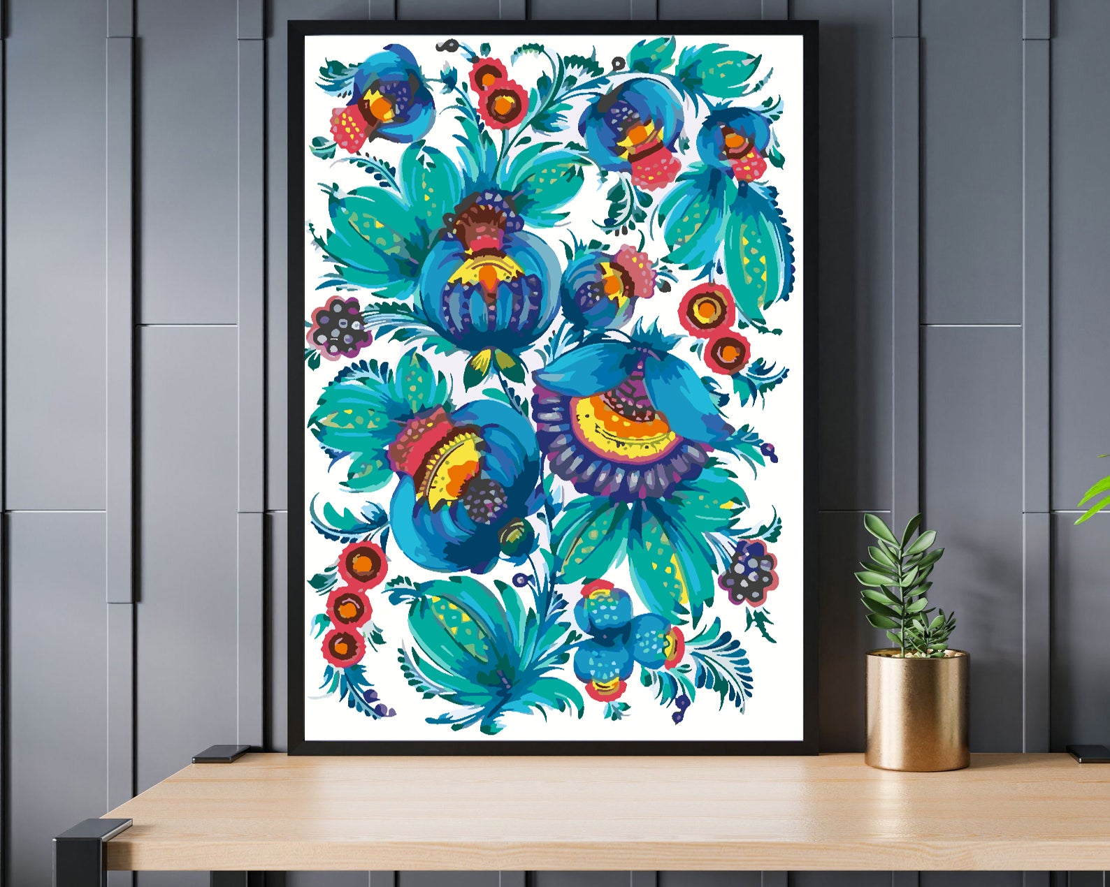 Peinture par numéros - Fleurs 4447