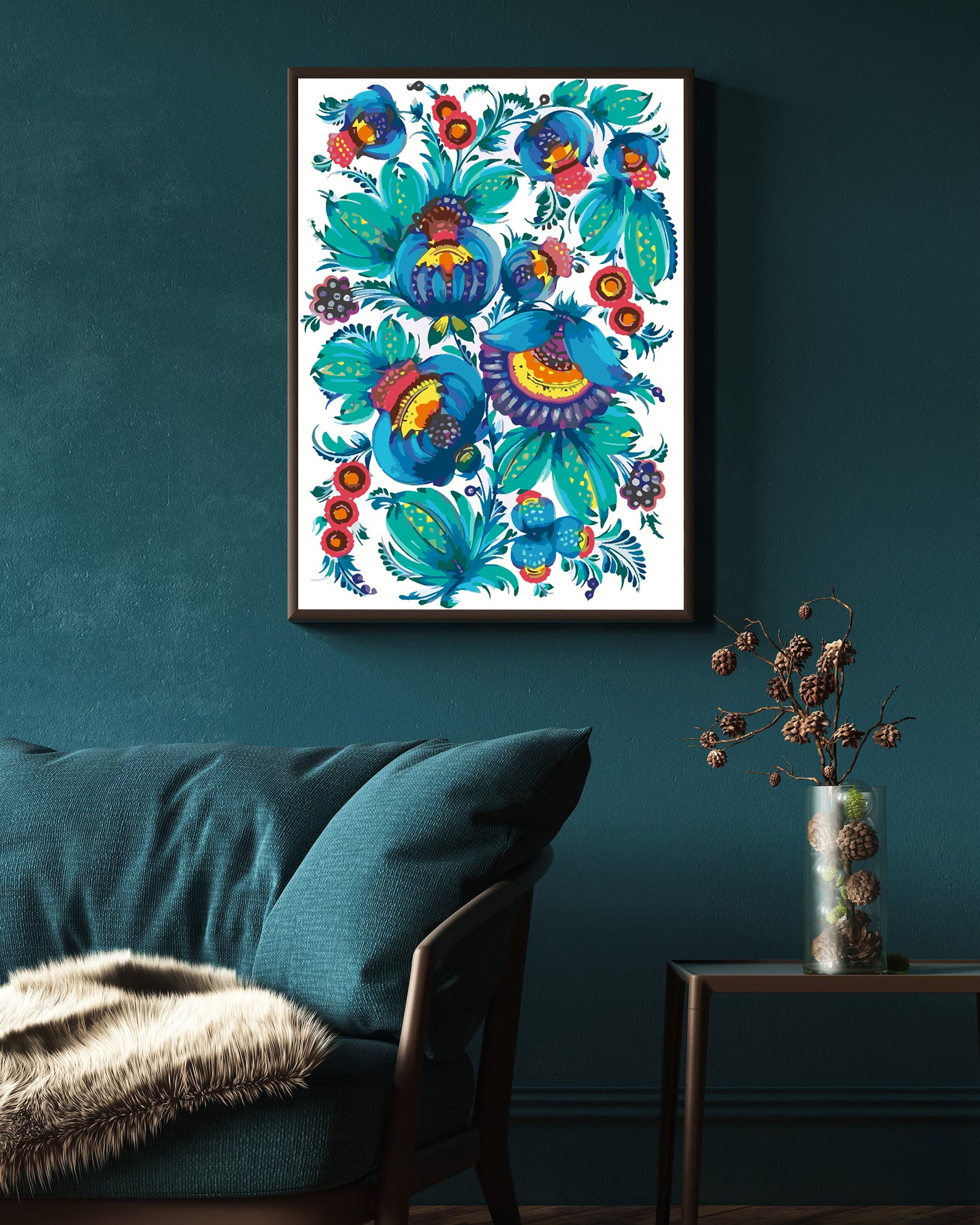 Peinture par numéros - Fleurs 4447