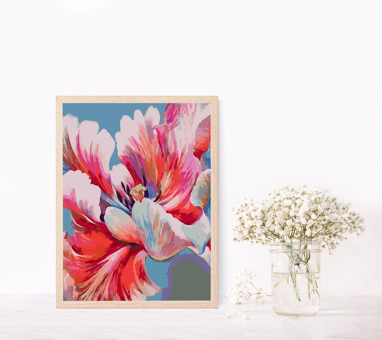 Peinture par numéros - Fleurs 4464