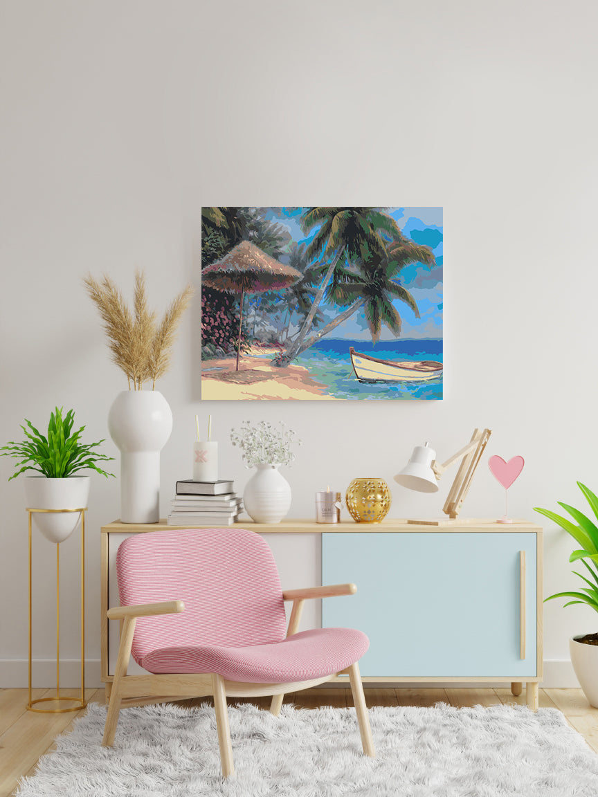 Malen nach Zahlen - Strandlandschaft 4465