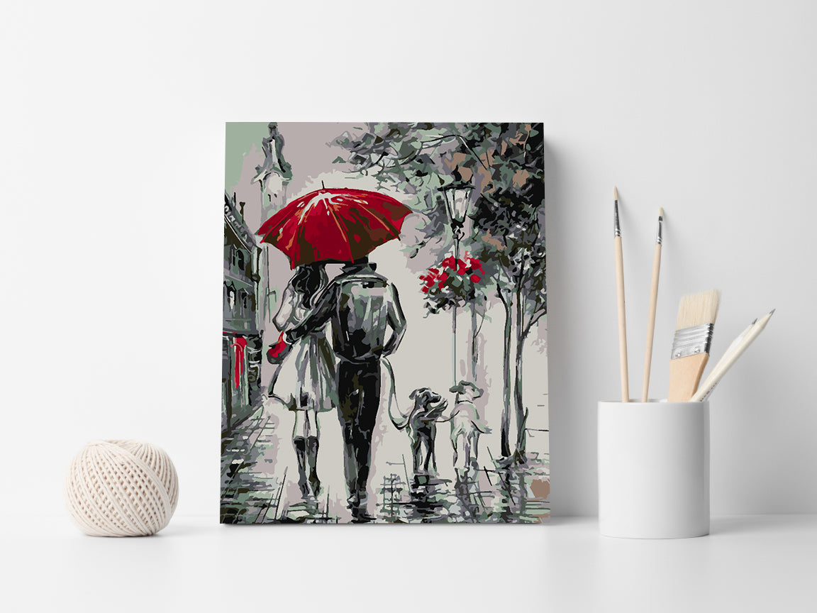 Peinture par numéros - Les amoureux 4494