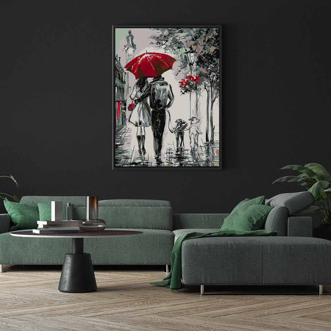 Peinture par numéros - Les amoureux 4494