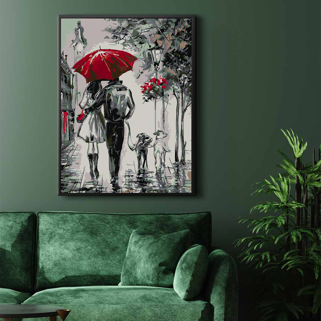 Peinture par numéros - Les amoureux 4494