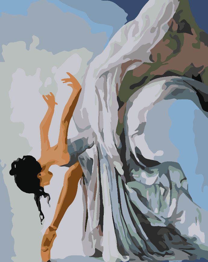 Peinture par numéros - Ballerine 4505